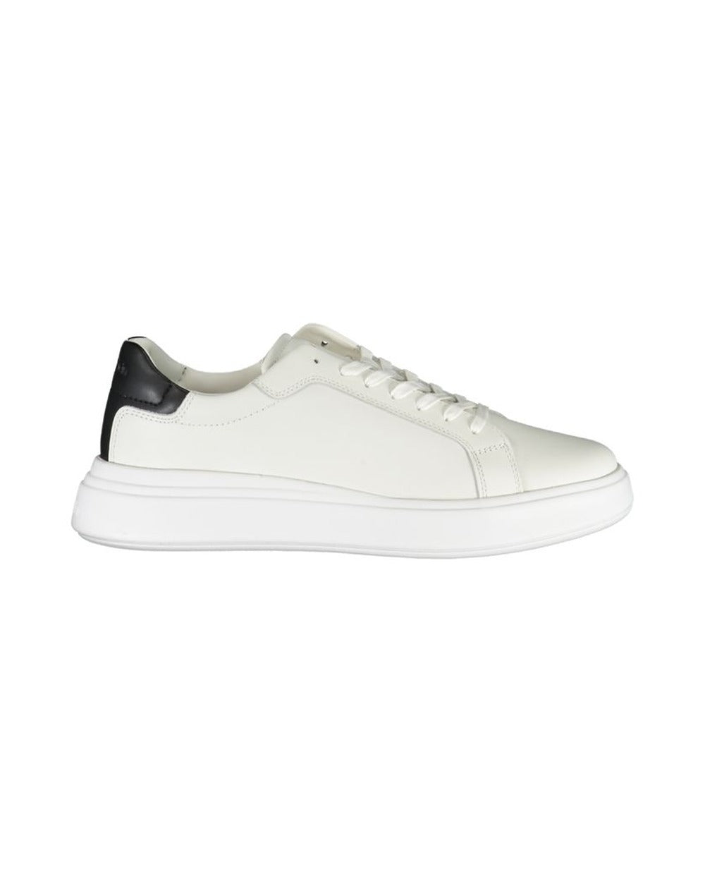 Calvin Klein Sleek White Sneakers with Contrast Accents