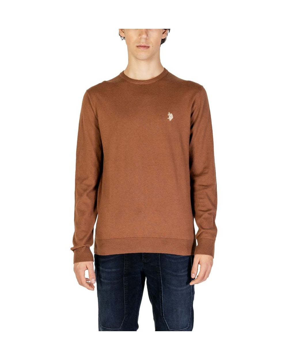 U.S. POLO ASSN. Beige Cotton Sweatshirt