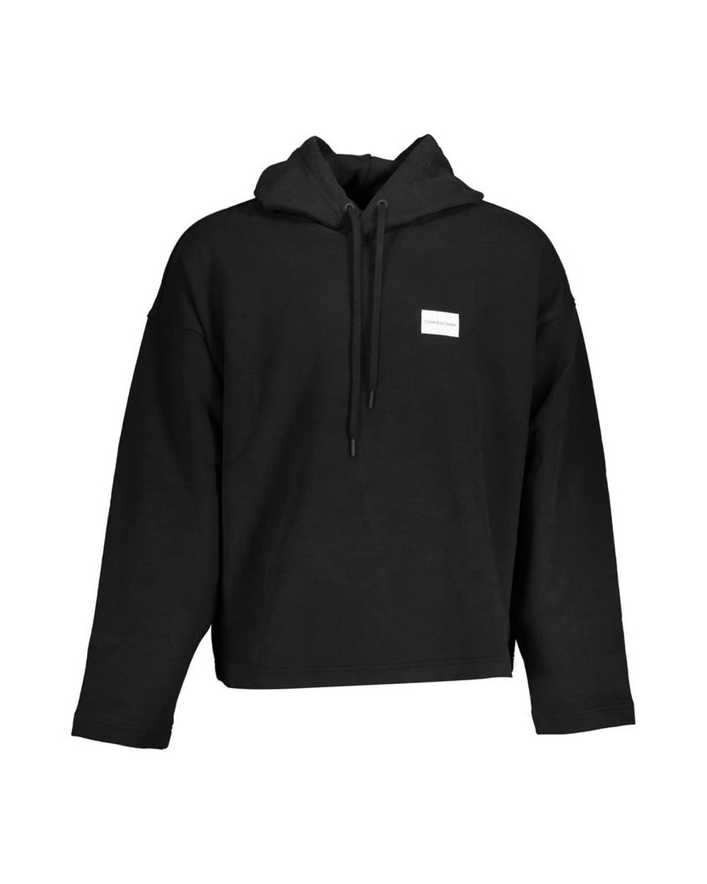 Calvin Klein Black Cotton Men Sweatshirt