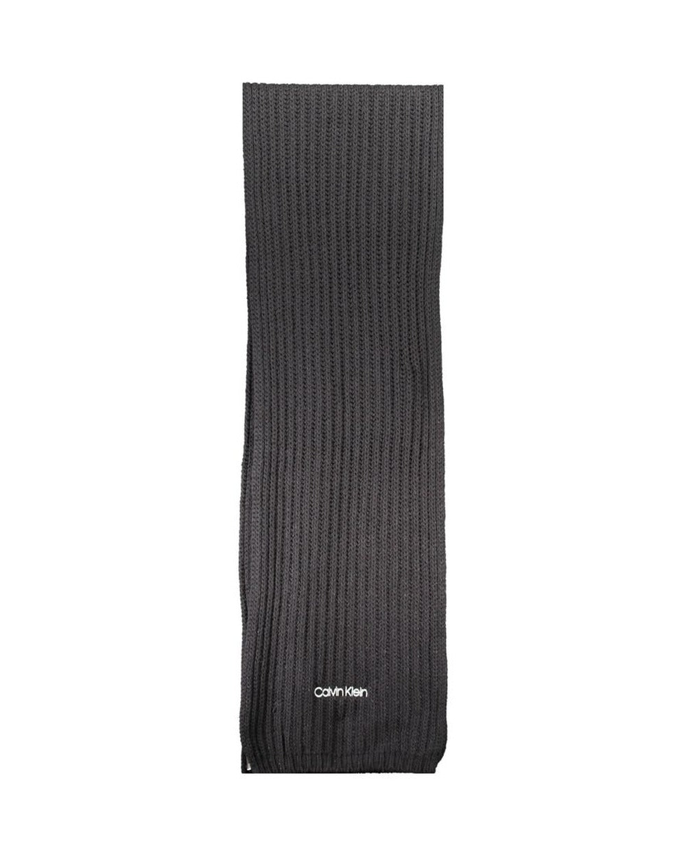 Calvin Klein Black Cotton Women Scarf