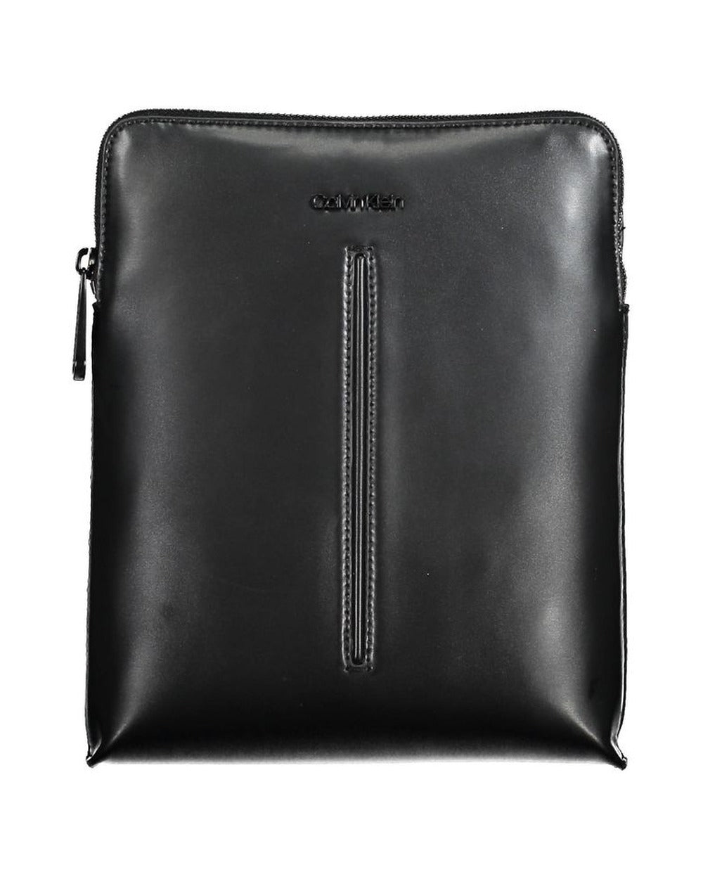 Calvin Klein Black Polyurethane Men's Shoulder Bag