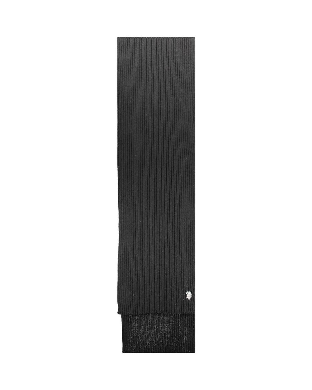 U.S. POLO ASSN. Black Wool Men's Scarf