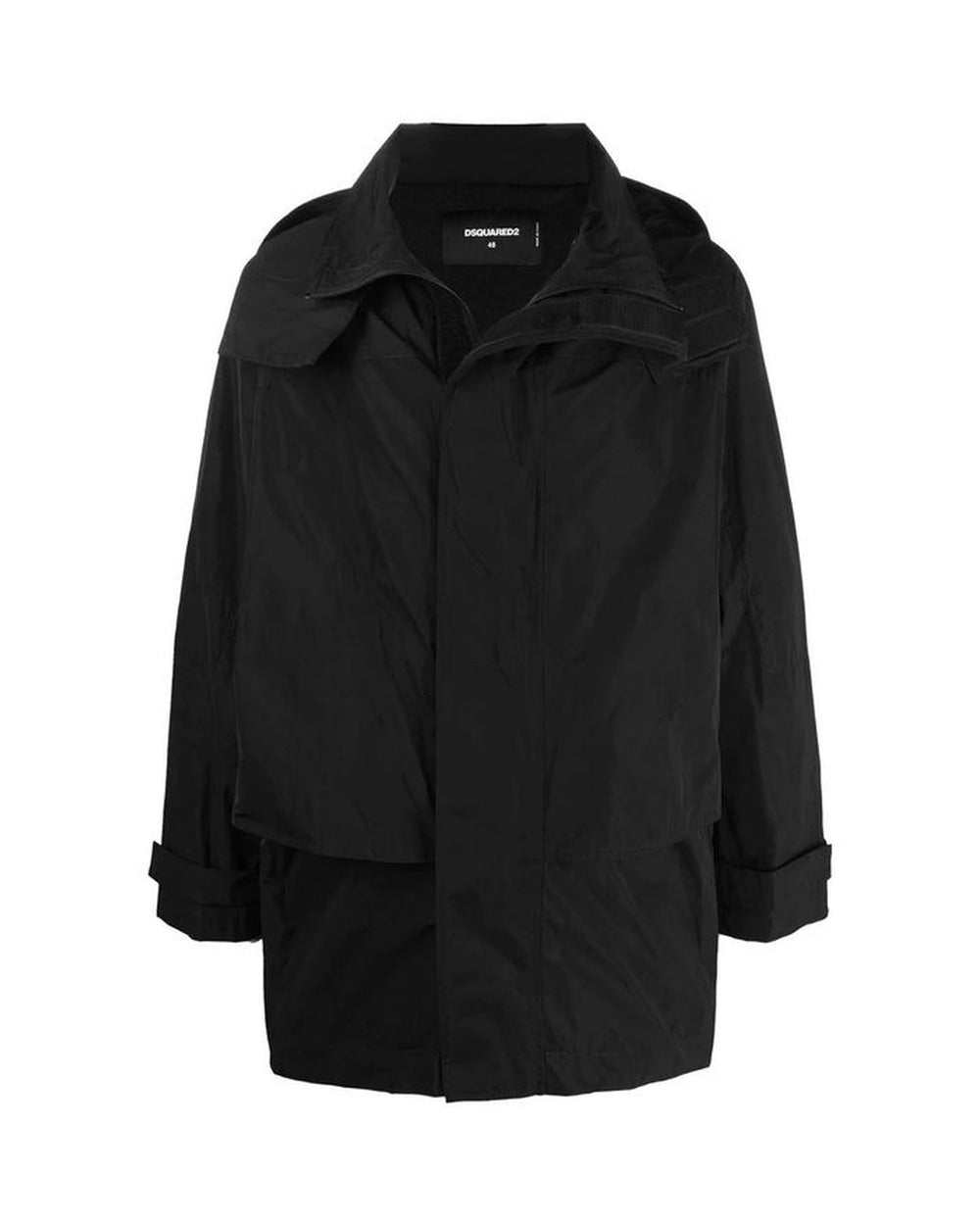 Dsquared� Black Nylon Shell Jacket