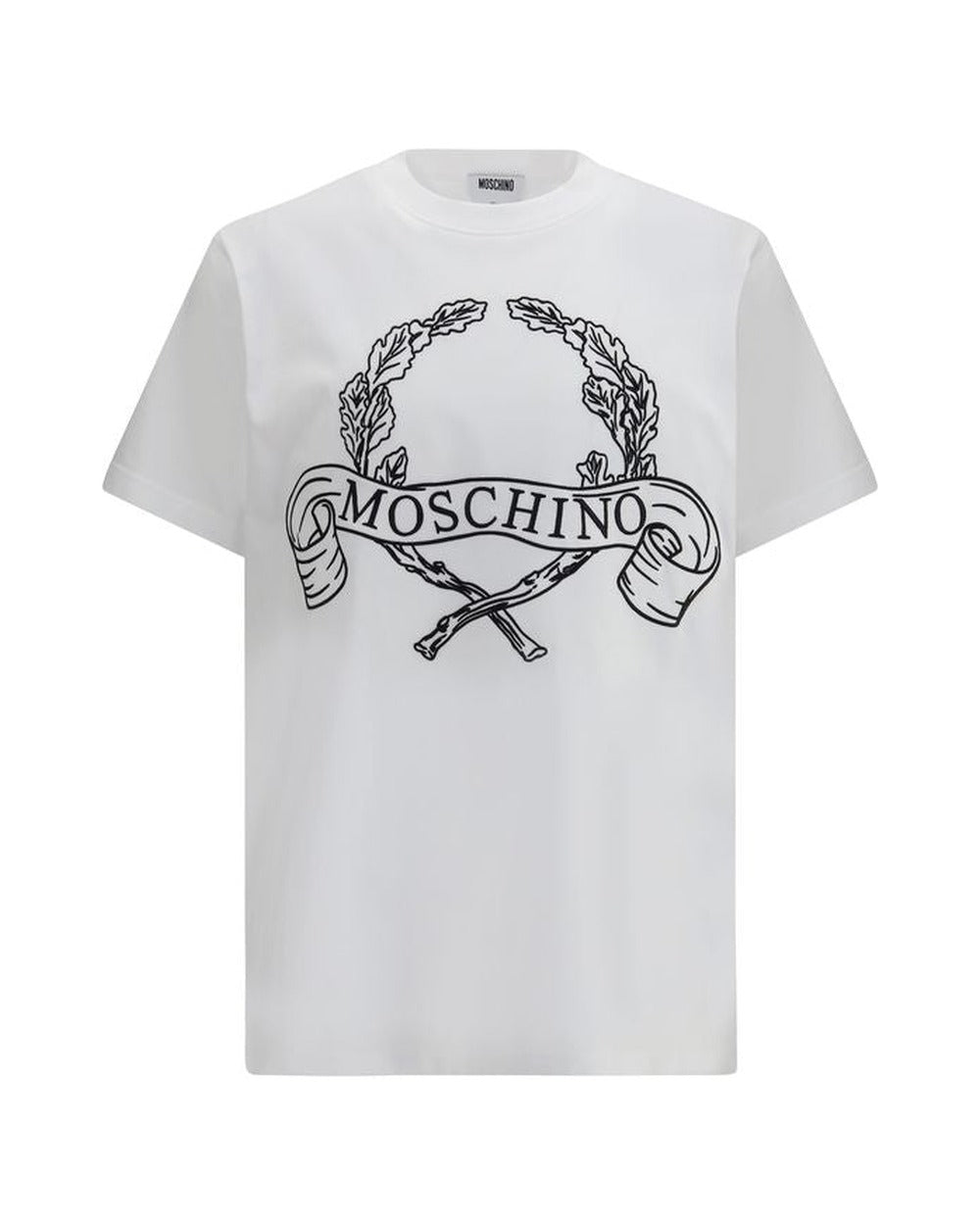 Moschino White Cotton T-Shirt