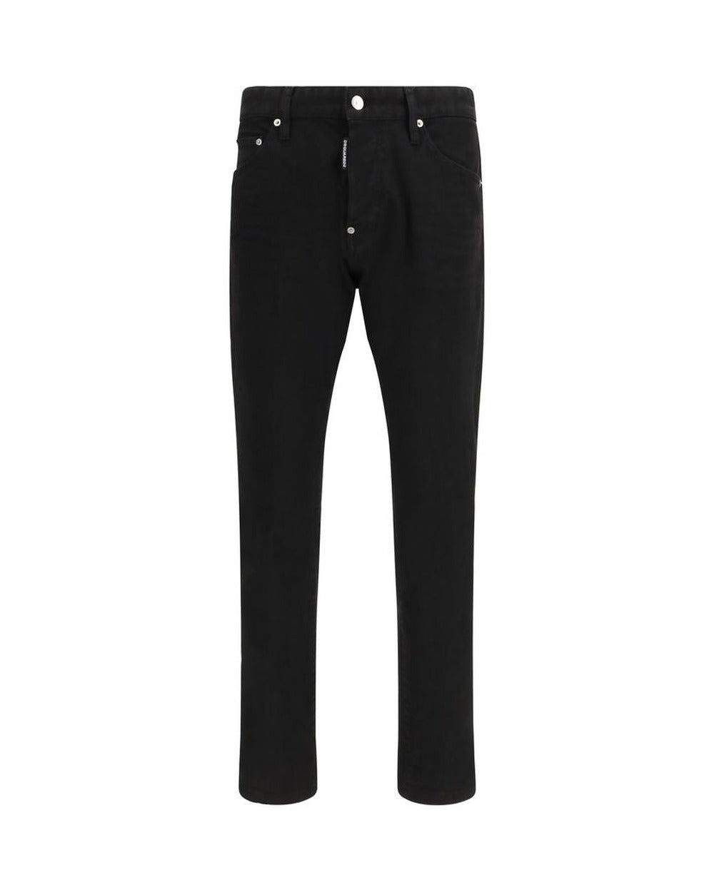 Dsquared² Black Cotton Slim Fit Jeans