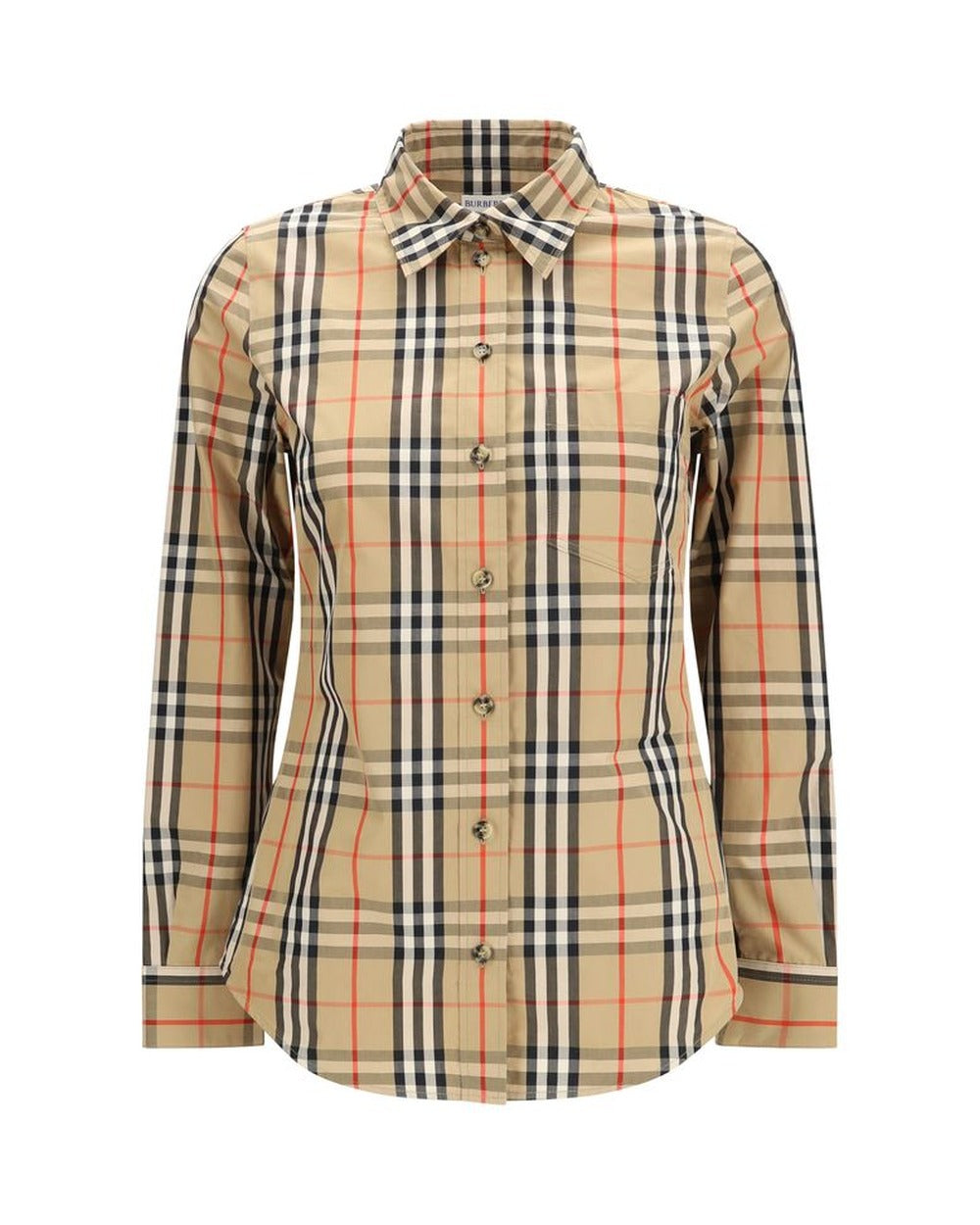 Burberry Multicolor Cotton Pattern Shirt