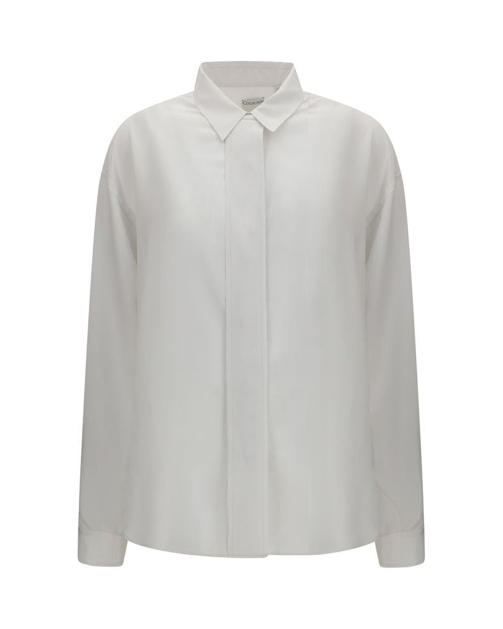 Calvin Klein White Silk Dress Shirt
