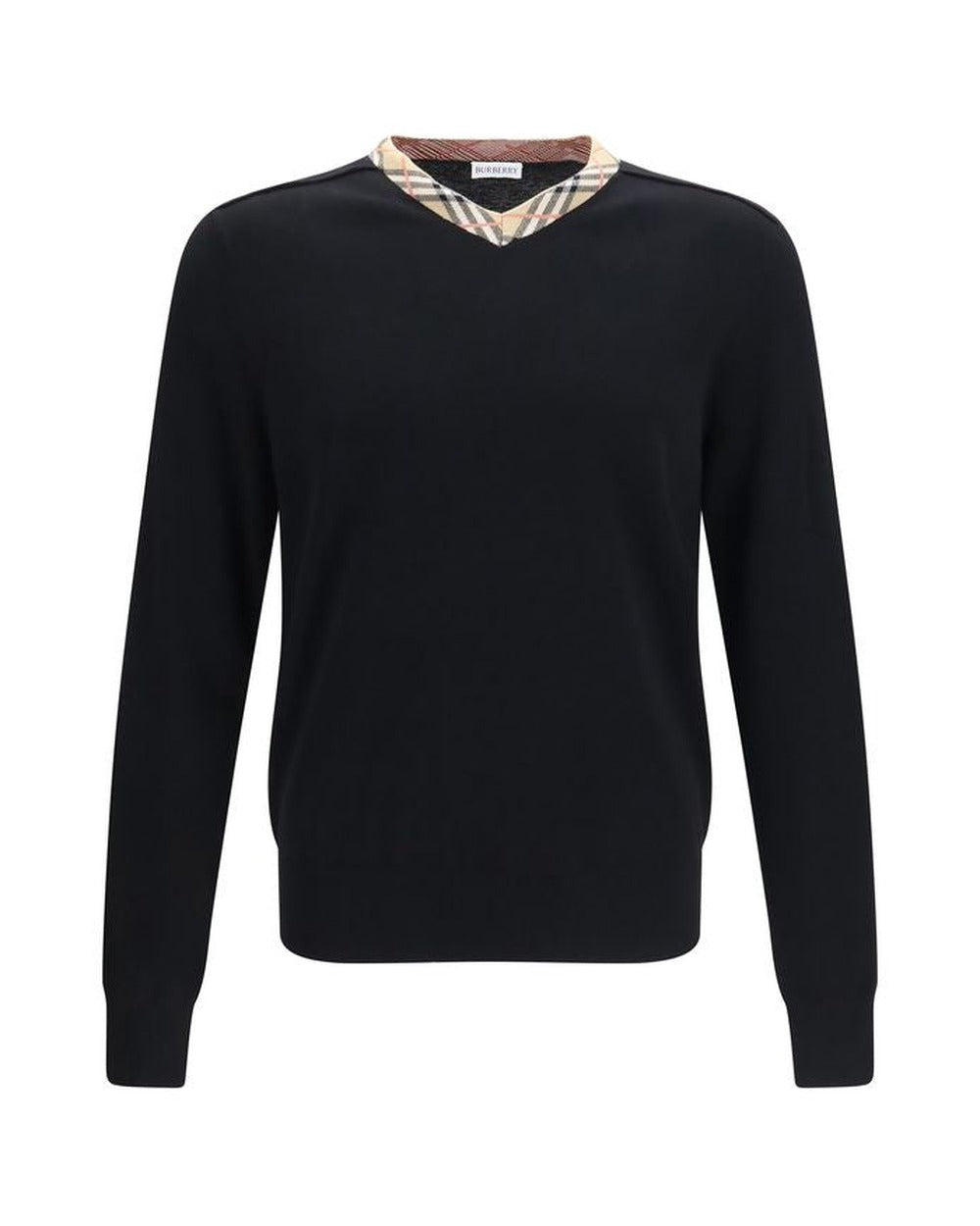 Burberry Black Wool Oves Aries Sweatshirt