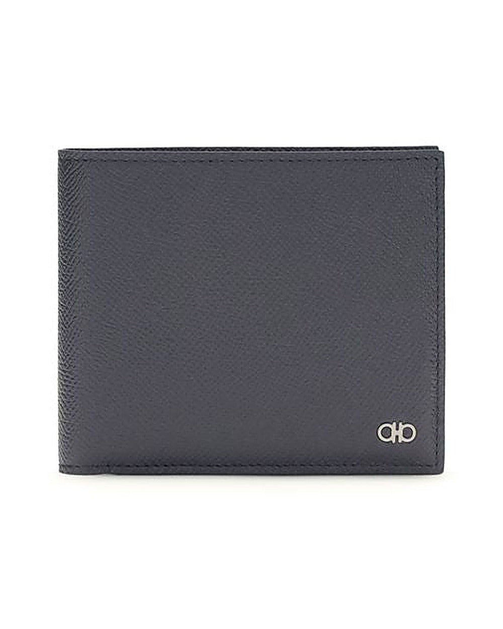 Ferragamo Blue Calf Leather Bos Taurus Wallet
