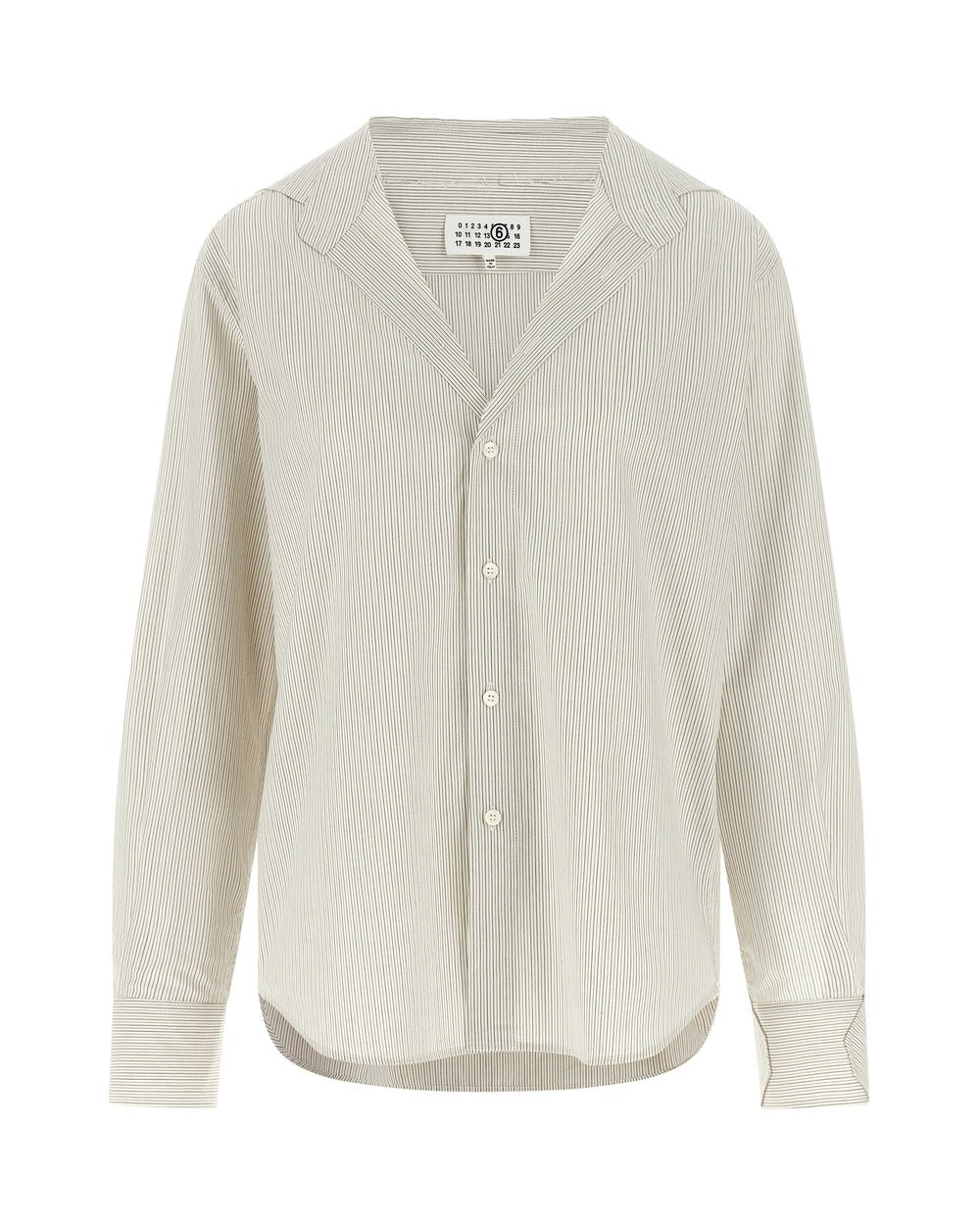 MM6 Maison Margiela Gray Cotton Blouse