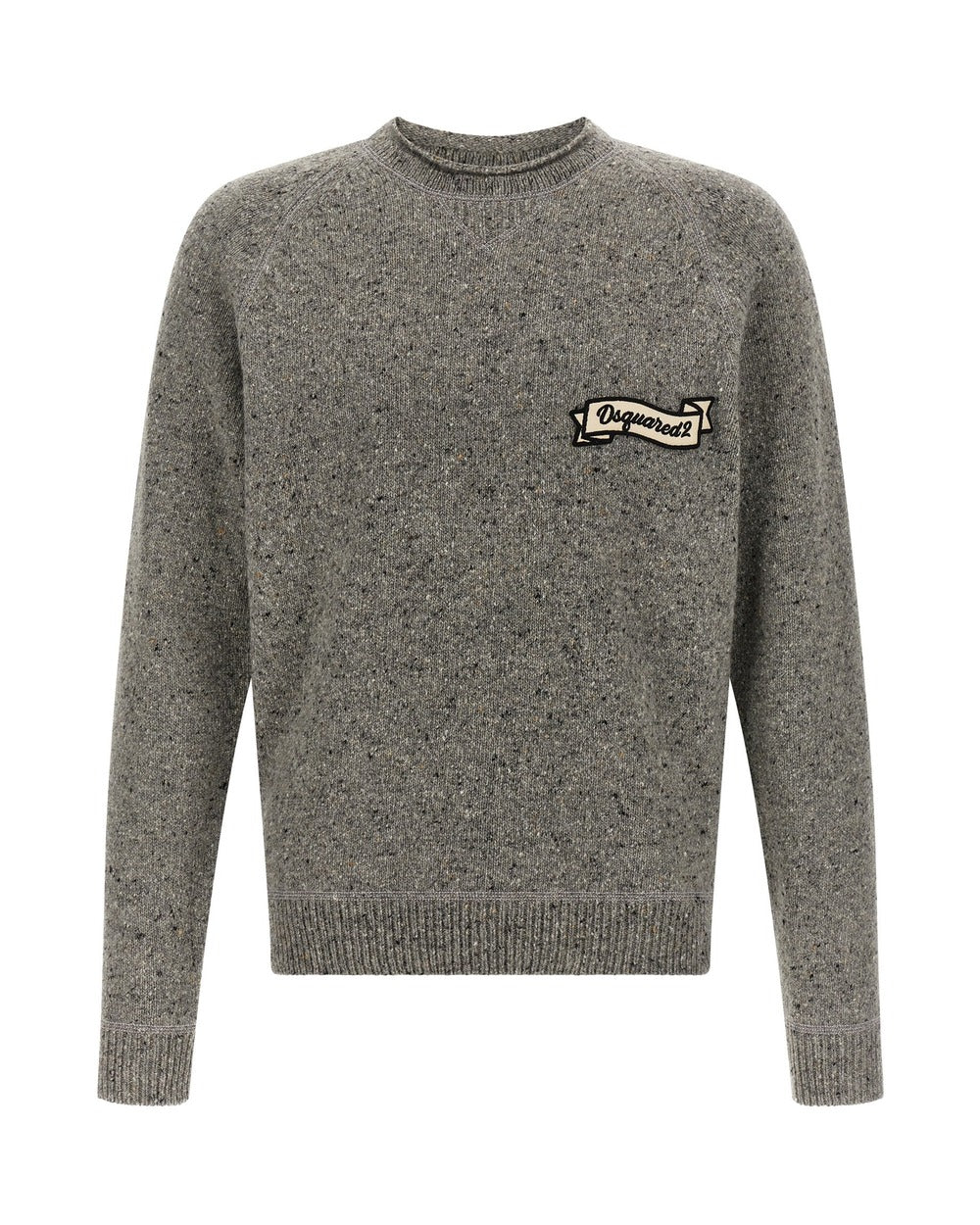 Dsquared² Gray Wool Cardigan