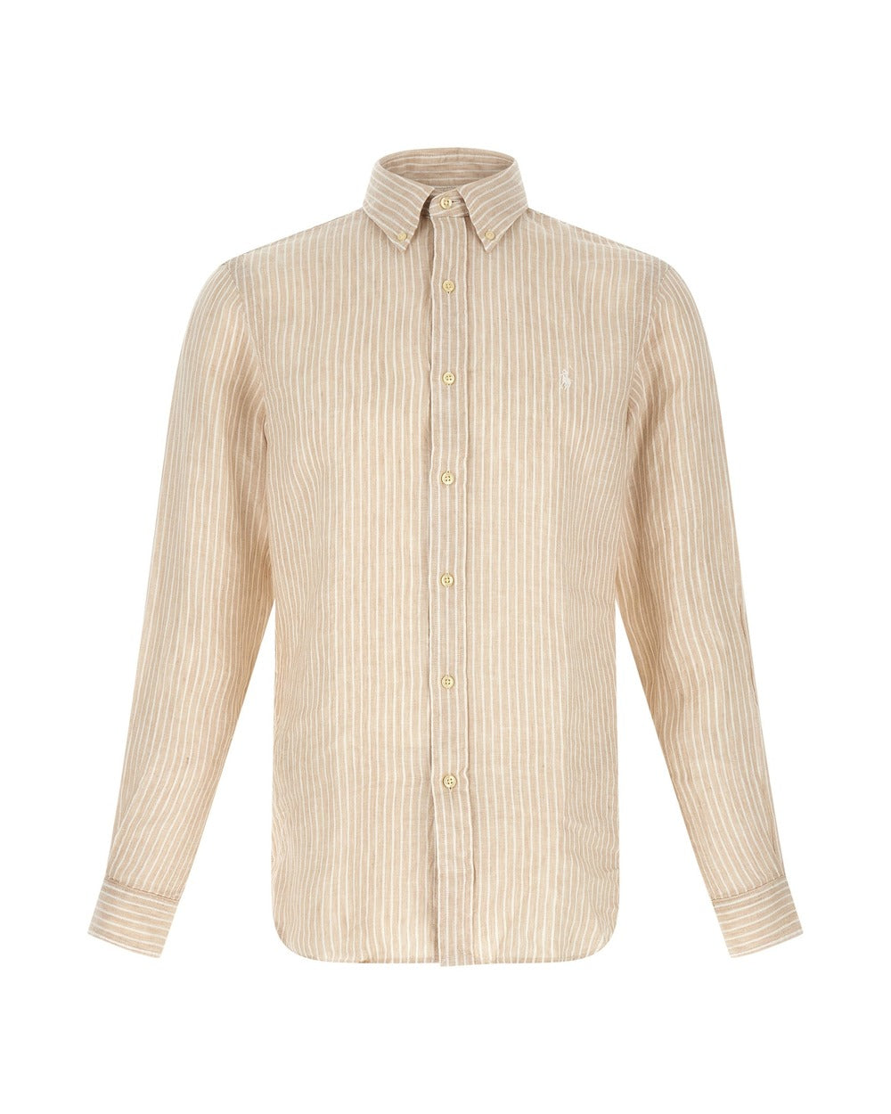 Polo Ralph Lauren Beige Linen Blouse