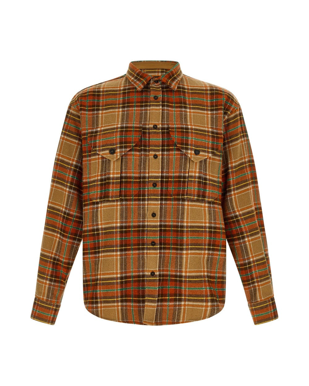 Dsquared² Orange Marabou Blouse