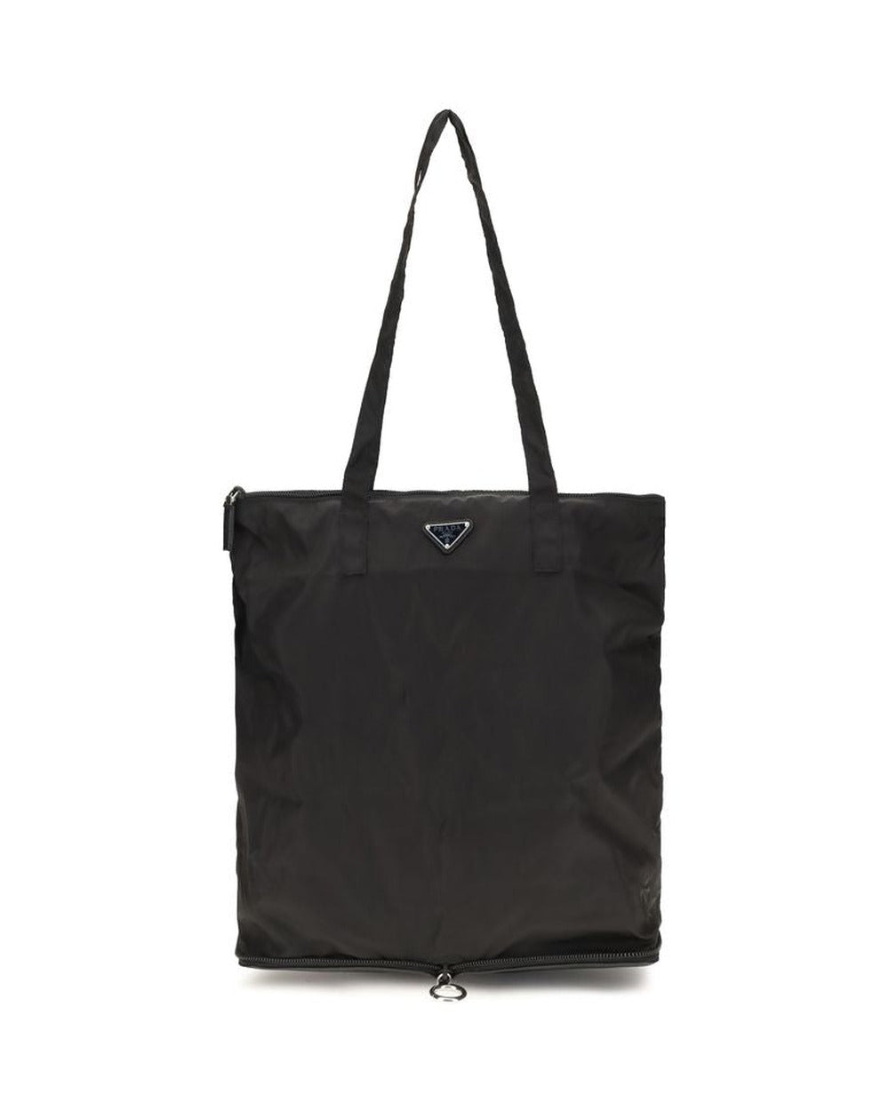 Prada Black Calf Leather Bos Taurus Shoulder Bag