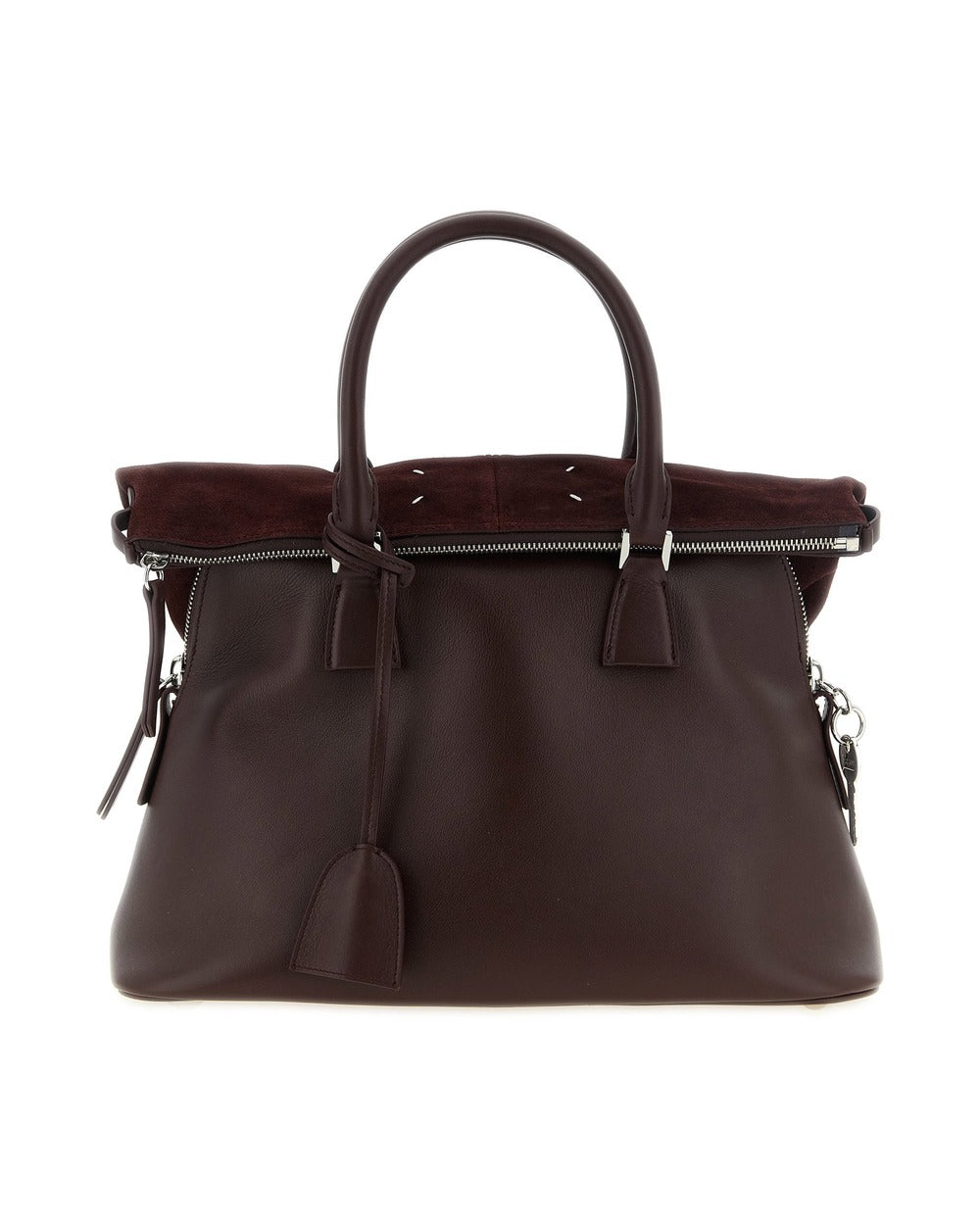 Maison Margiela Bordeaux Calfskin Shoulder Bag