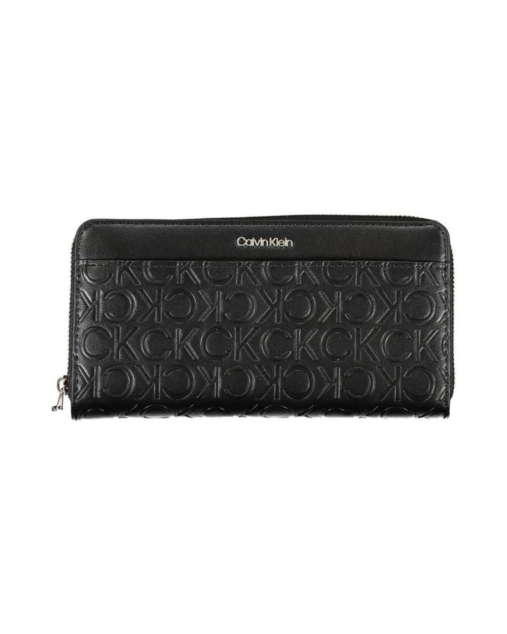 Calvin Klein Black Polyurethane Women Wallet