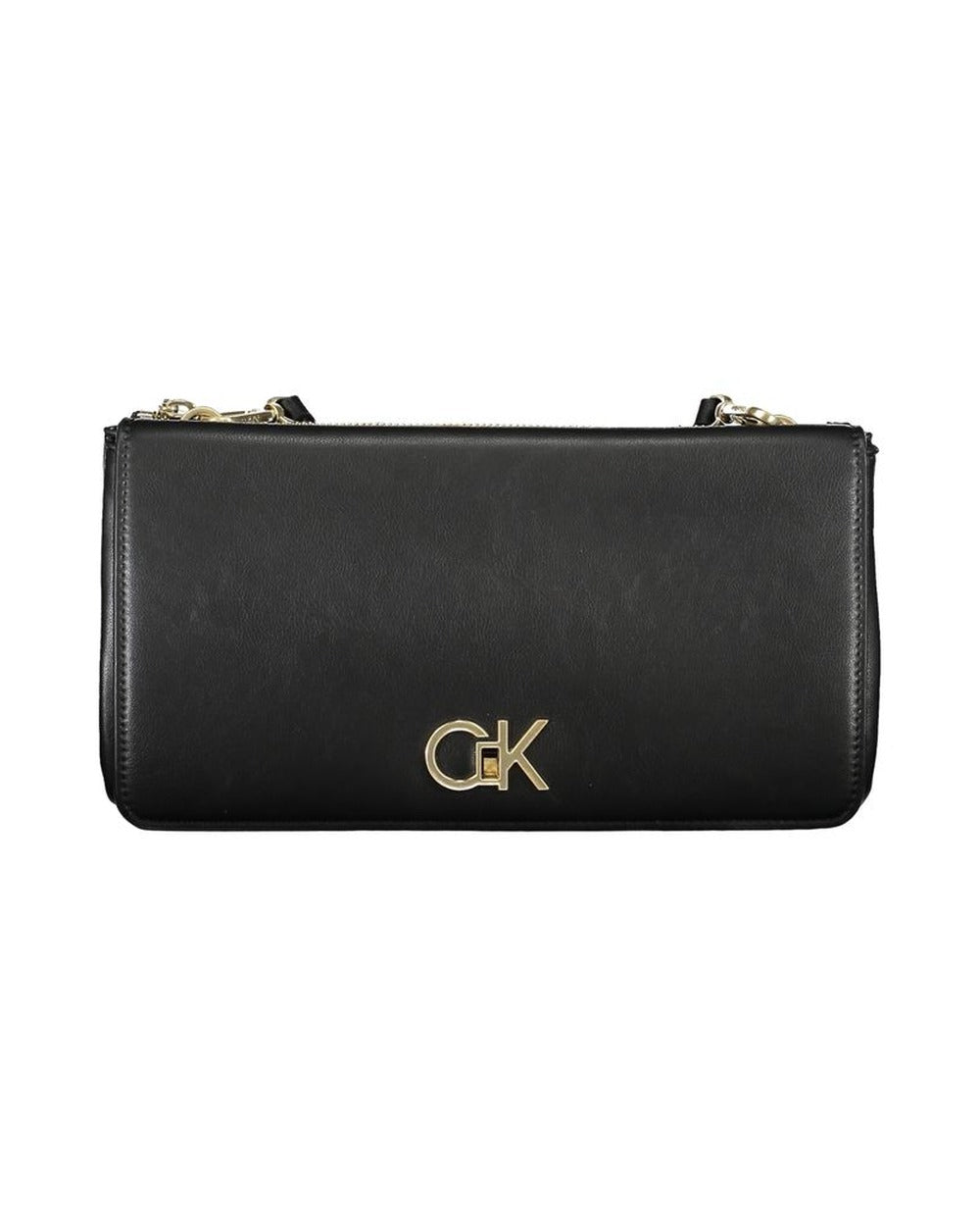 Calvin Klein Black Polyester Women Shoulder Bag