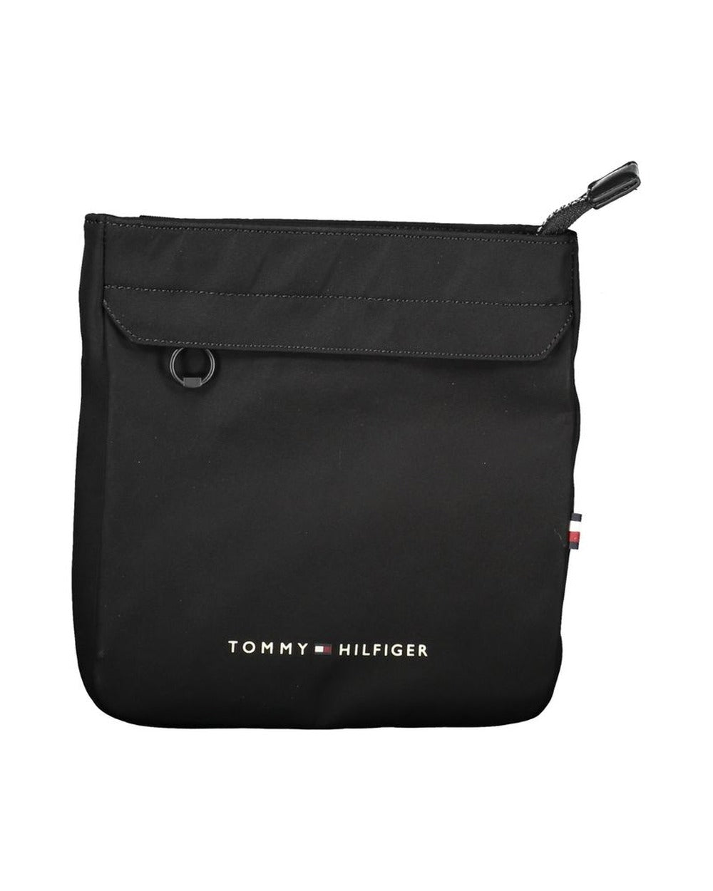 Tommy Hilfiger Black Polyester Men's Shoulder Bag