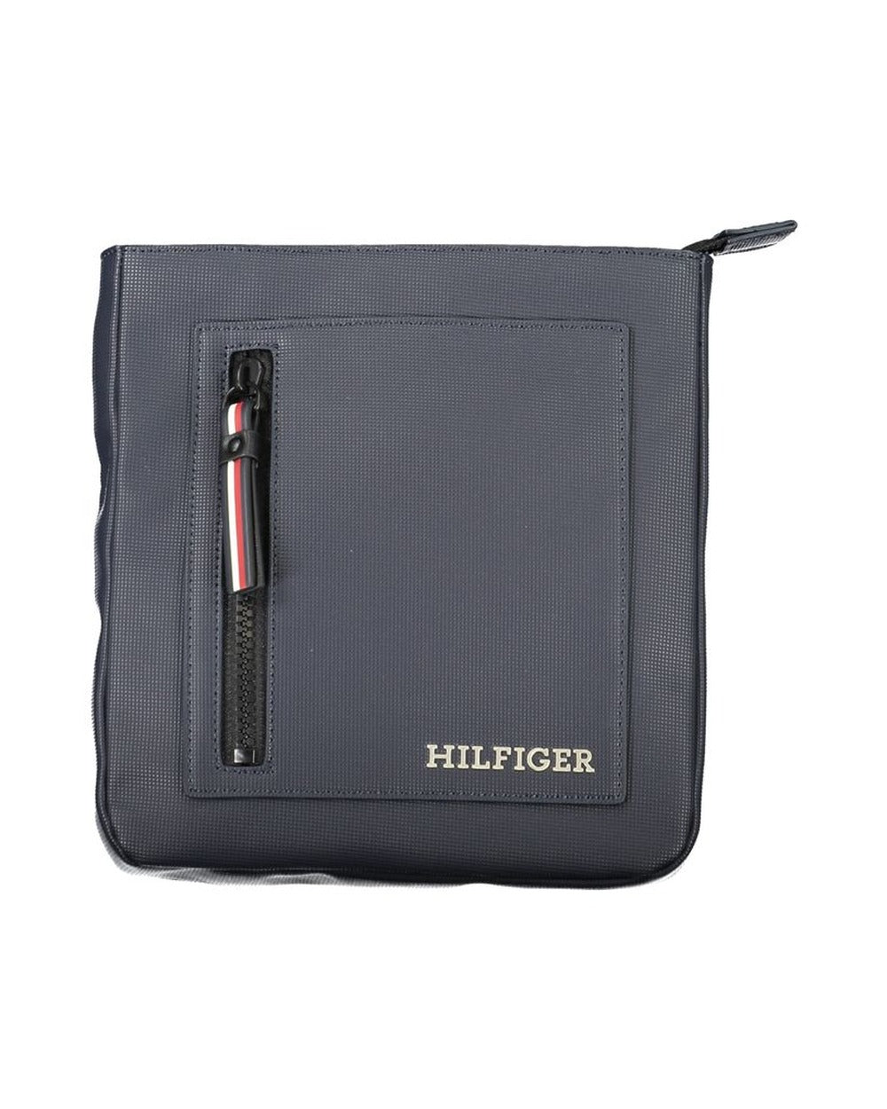 Tommy Hilfiger Navy Polyurethane Men's Shoulder Bag