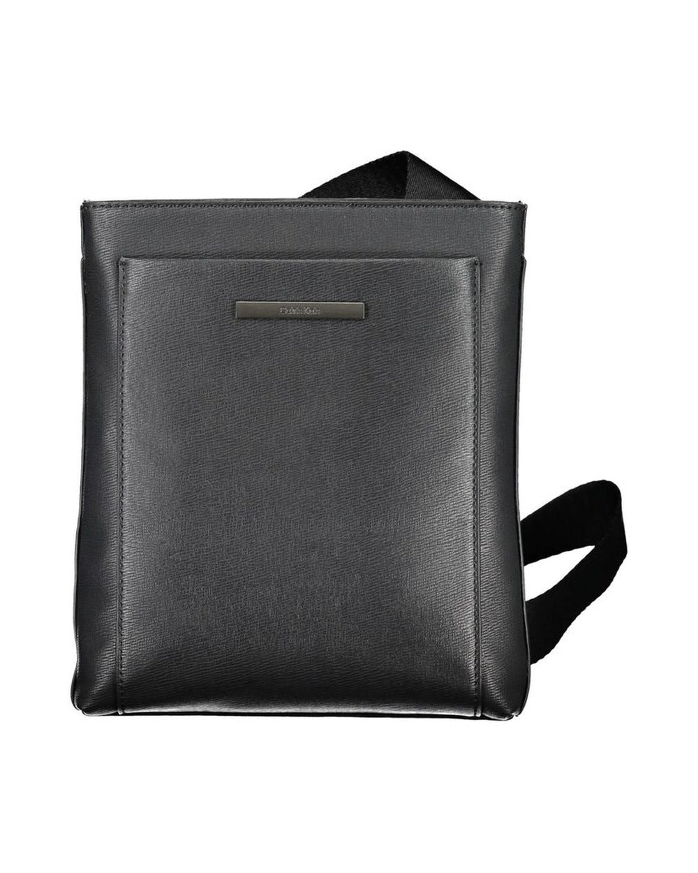 Calvin Klein Eco-Conscious Black Shoulder Bag with Logo