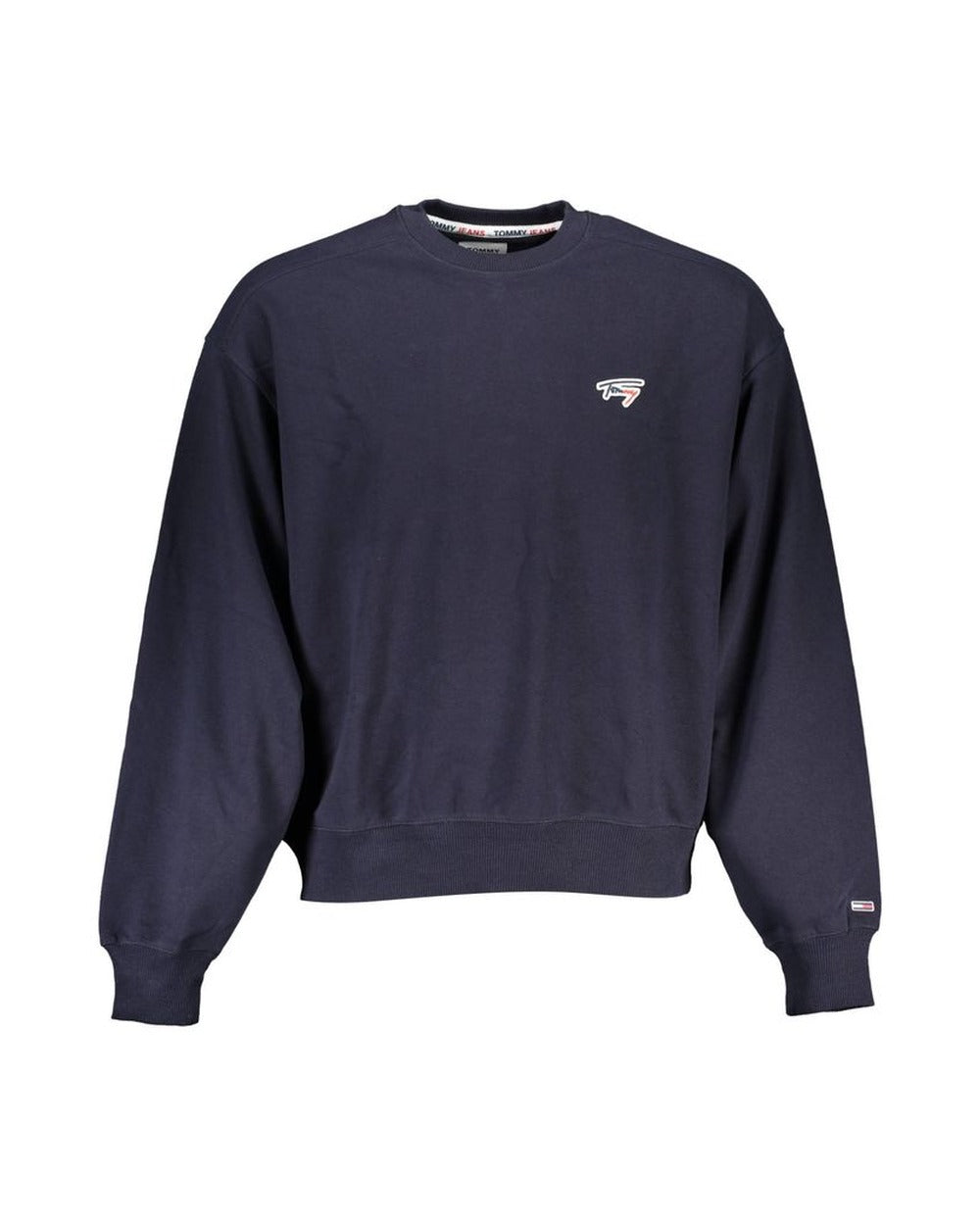 Tommy Hilfiger Blue Cotton Men Sweatshirt