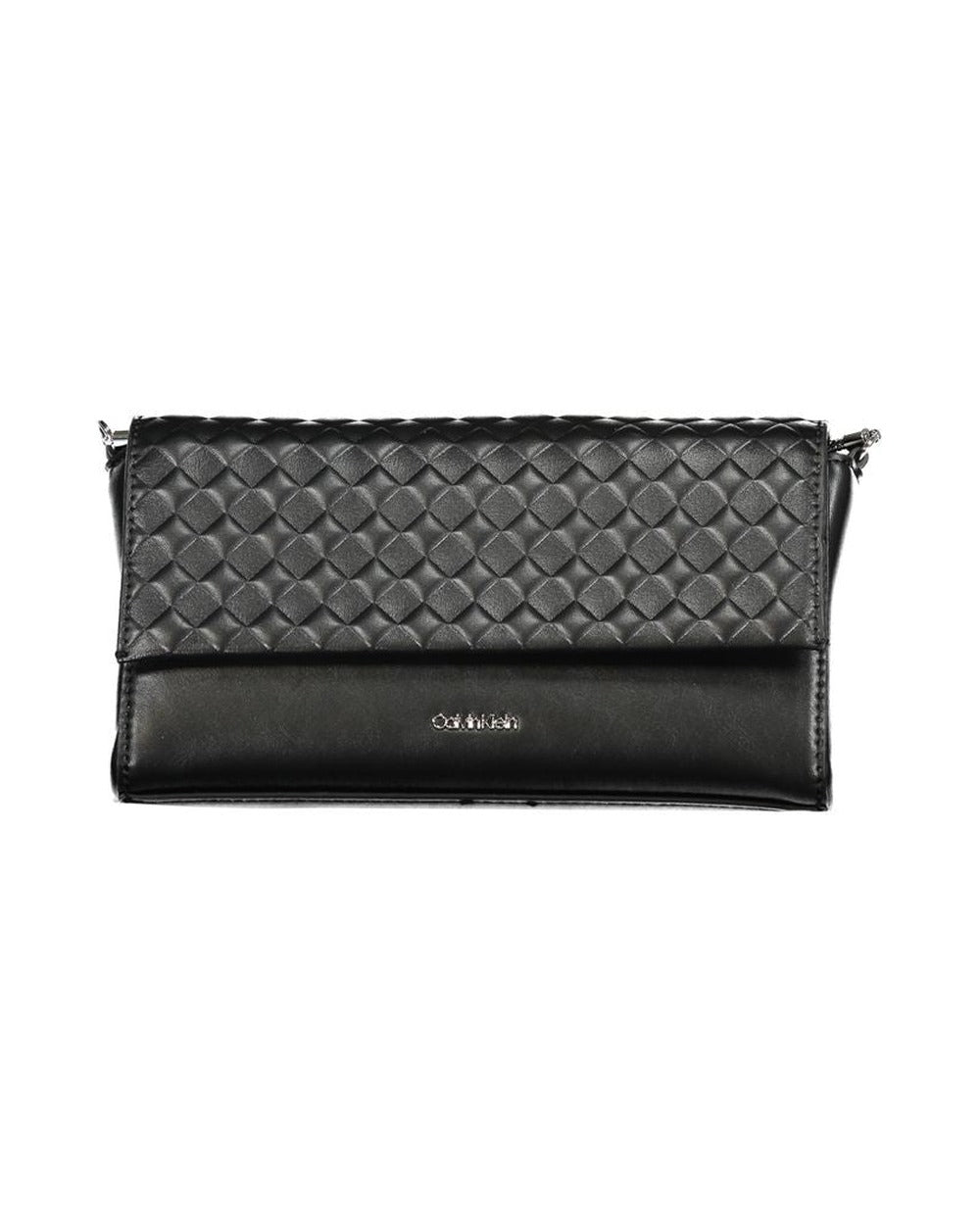 Calvin Klein "Black Polyester Women Shoulder Bag"