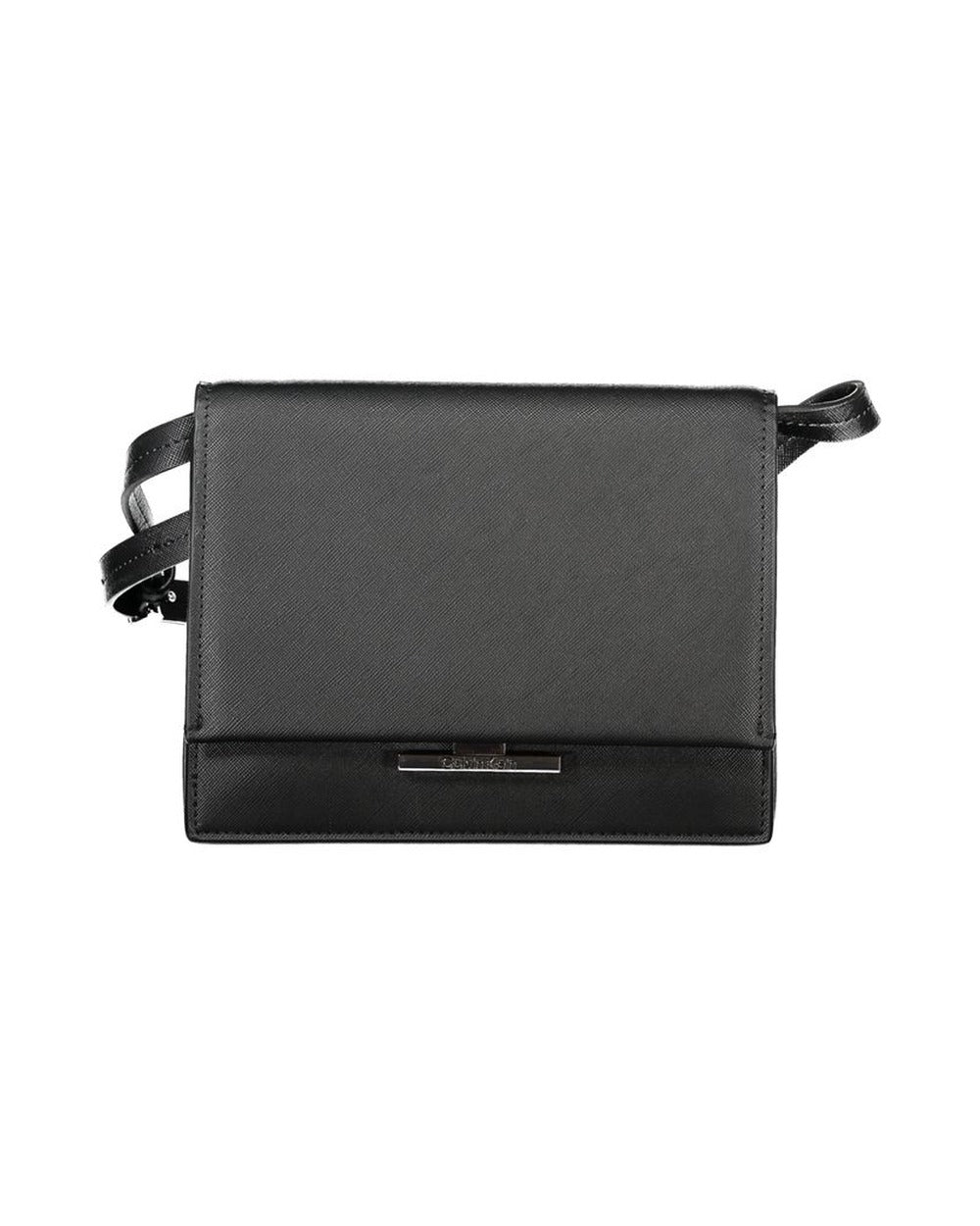 Calvin Klein Nero Poliuretano Woman Shoulder Bag