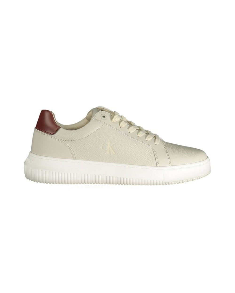 Calvin Klein Grigio Polyurethane Men Sneaker