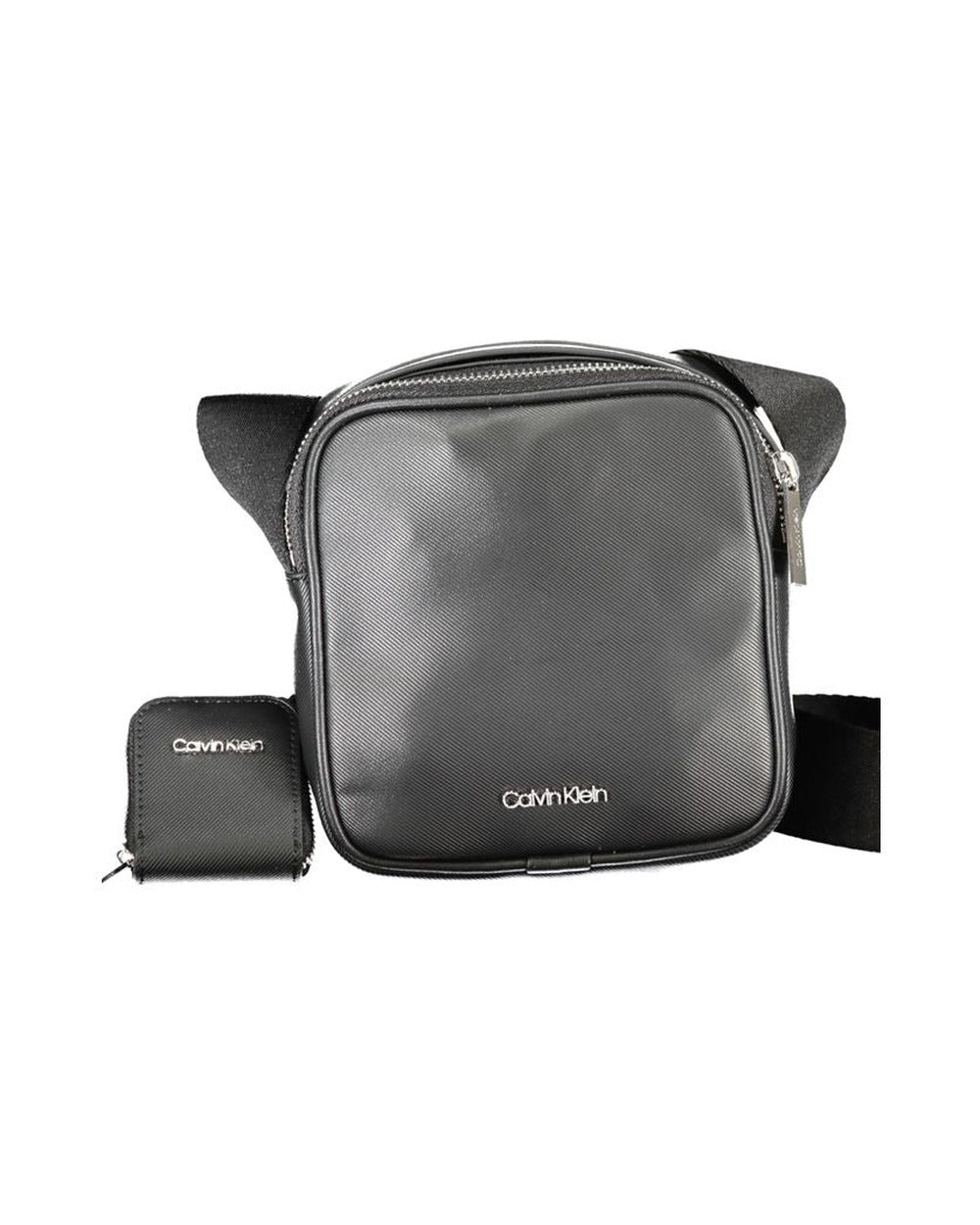 Calvin Klein Black Polyurethane Men Shoulder Bag