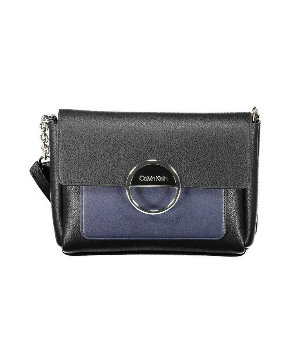 Calvin Klein Black Polyurethane Women Shoulder Bag