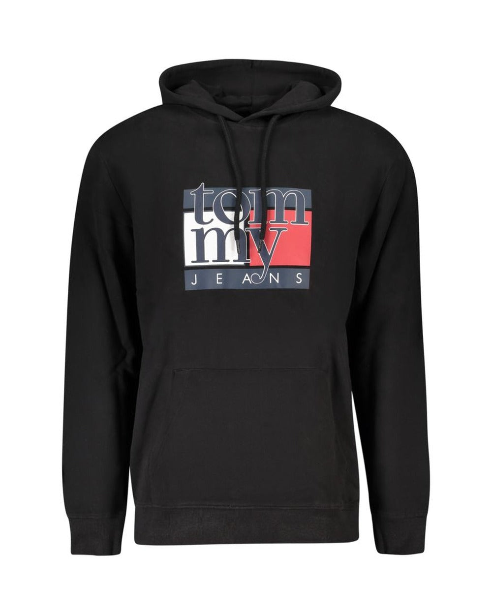 Tommy Hilfiger Black Cotton Men Sweatshirt