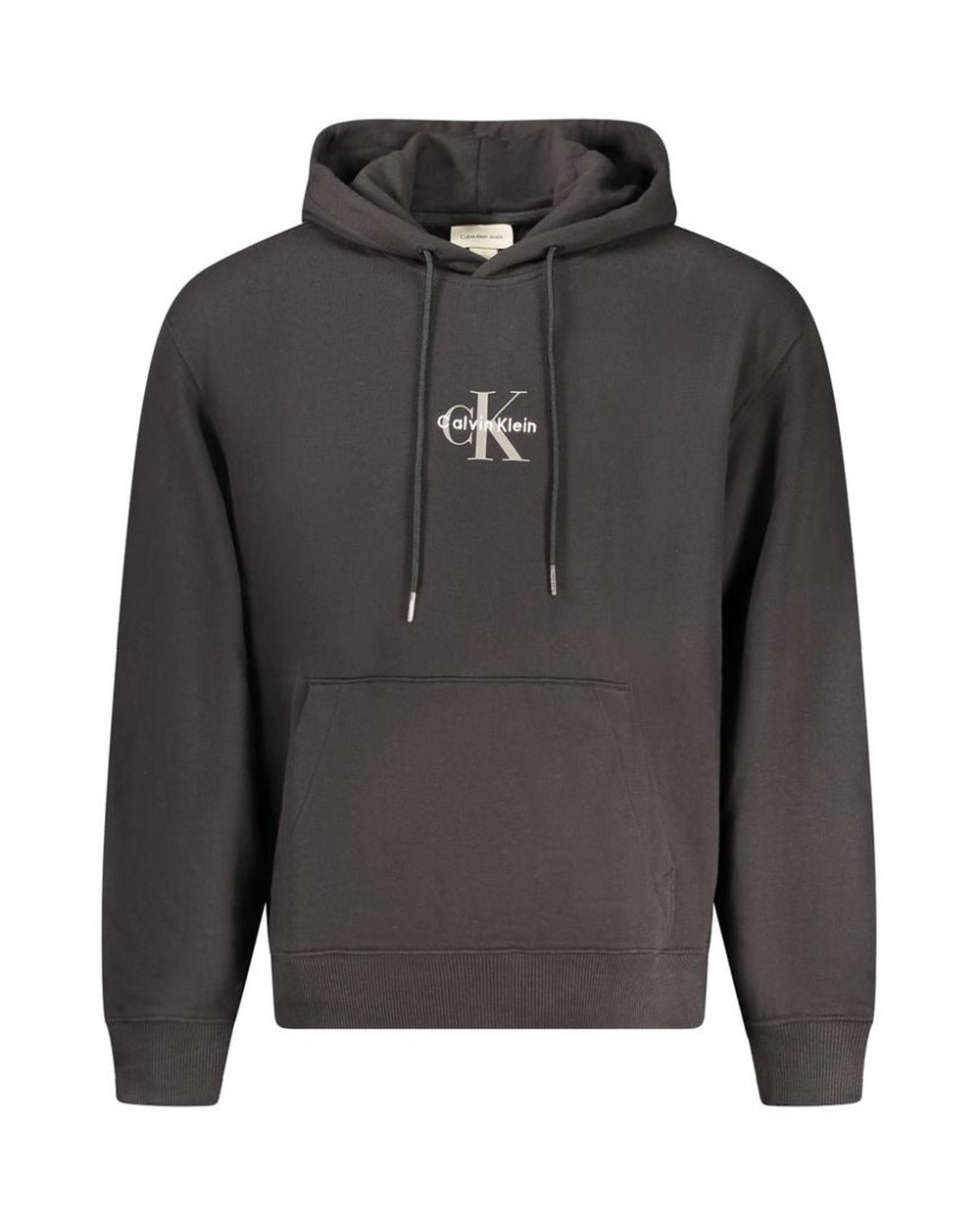 Calvin Klein Nero Cotton Mens Hoodie