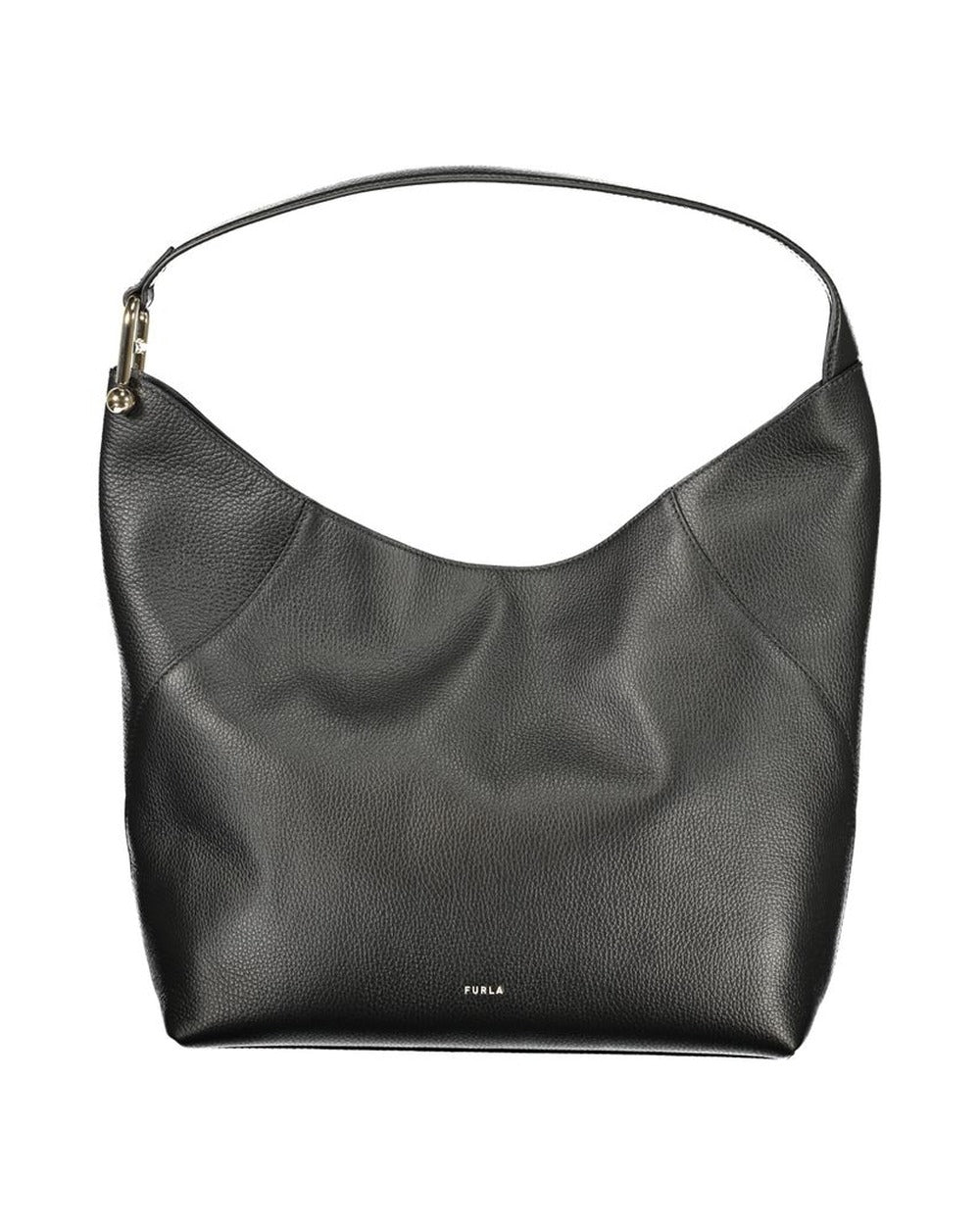 Furla Nero Pelle Women Shoulder Bag