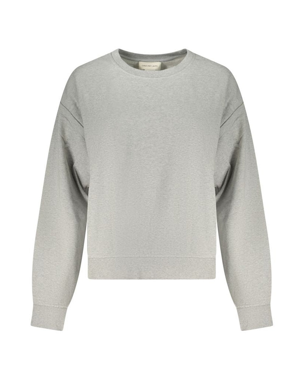 Calvin Klein Grigio Cotton Women Sweatshirt