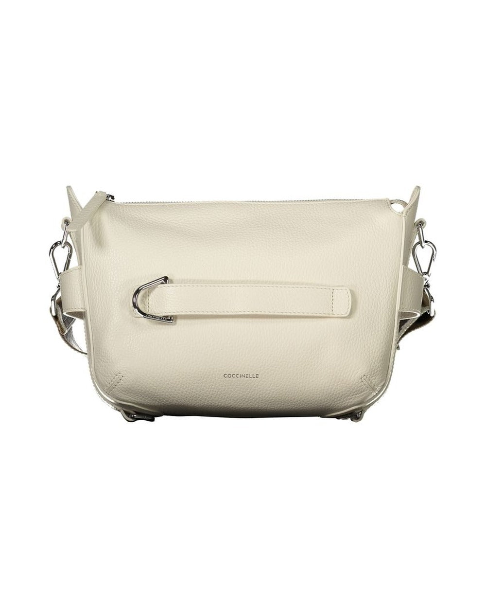 Coccinelle Bianco Leather Women Handbag