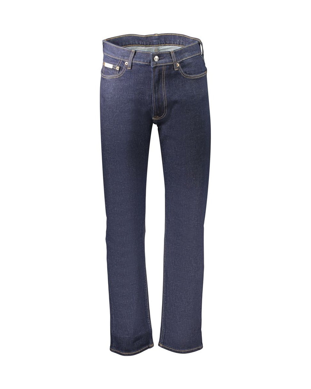 Calvin Klein Blue Cotton Men's Jean Crafted for Elegance and Comfort