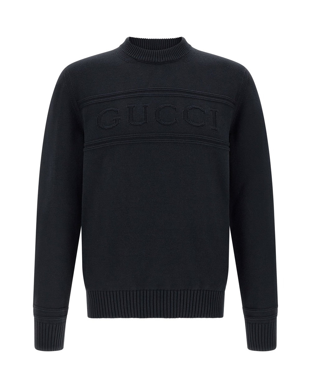 Gucci Blue Cotton Cardigan