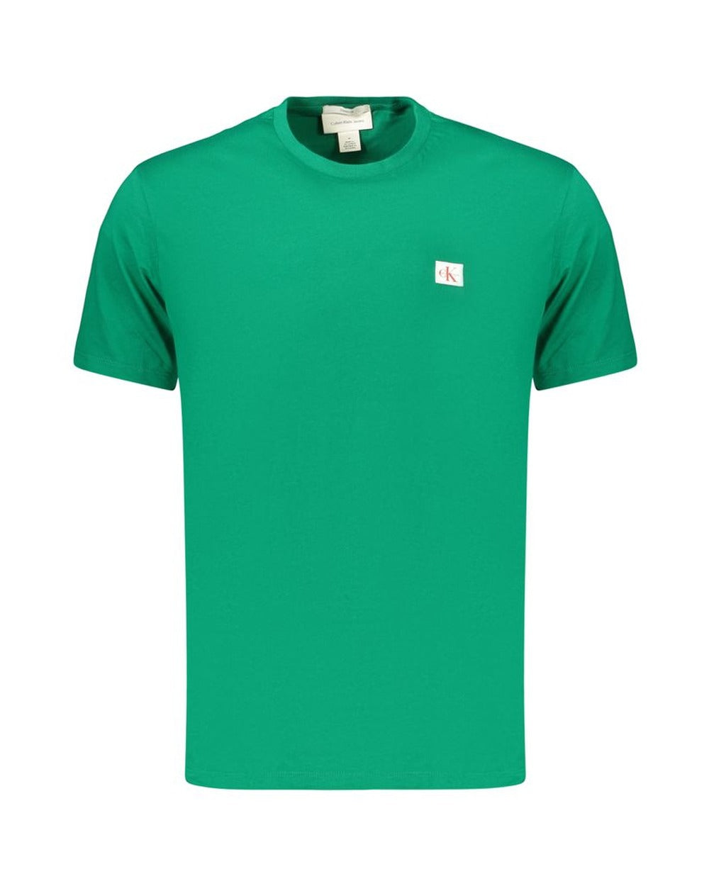 Calvin Klein Green Cotton Men's T-Shirt