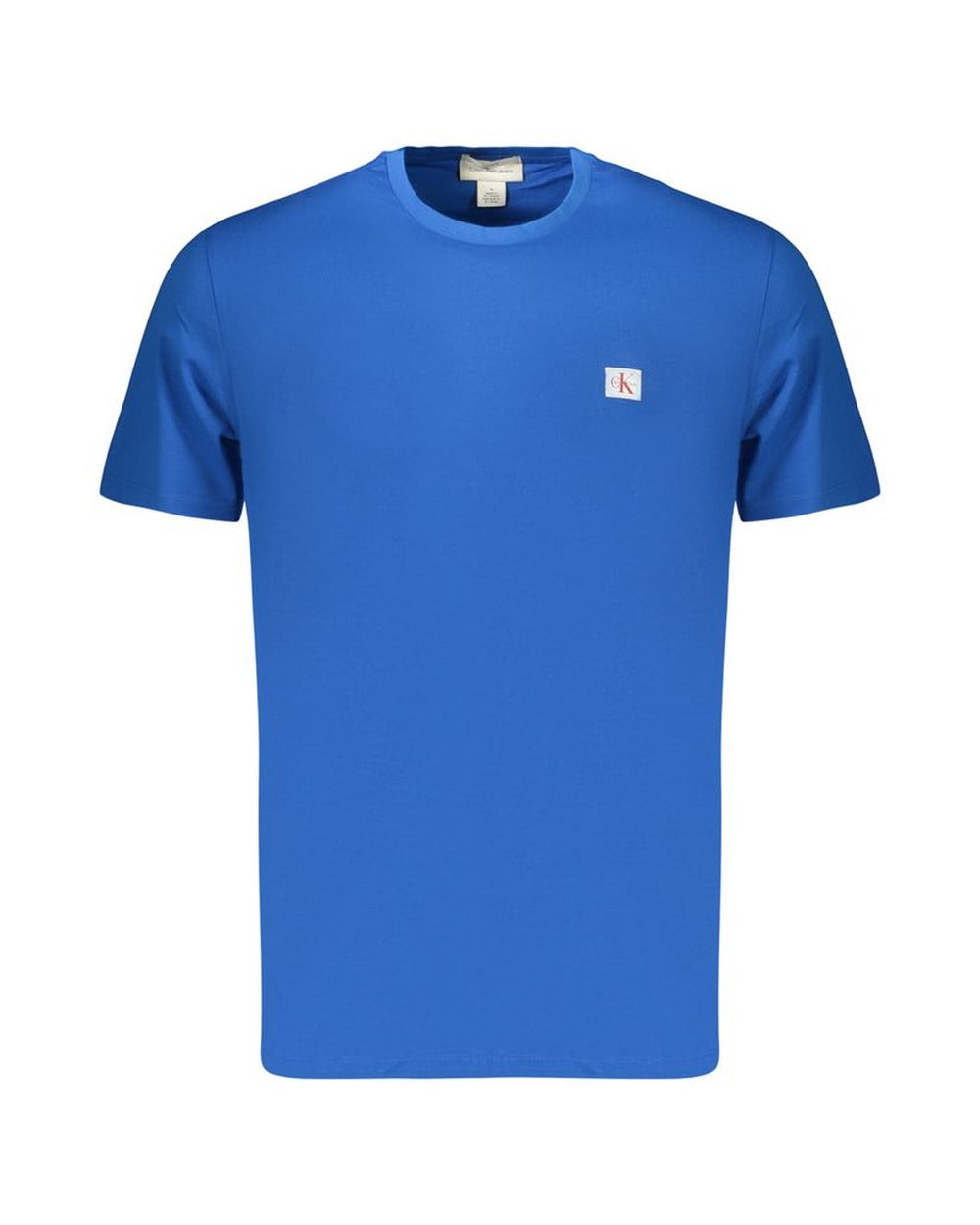 Calvin Klein Blue Cotton Men's T-Shirt