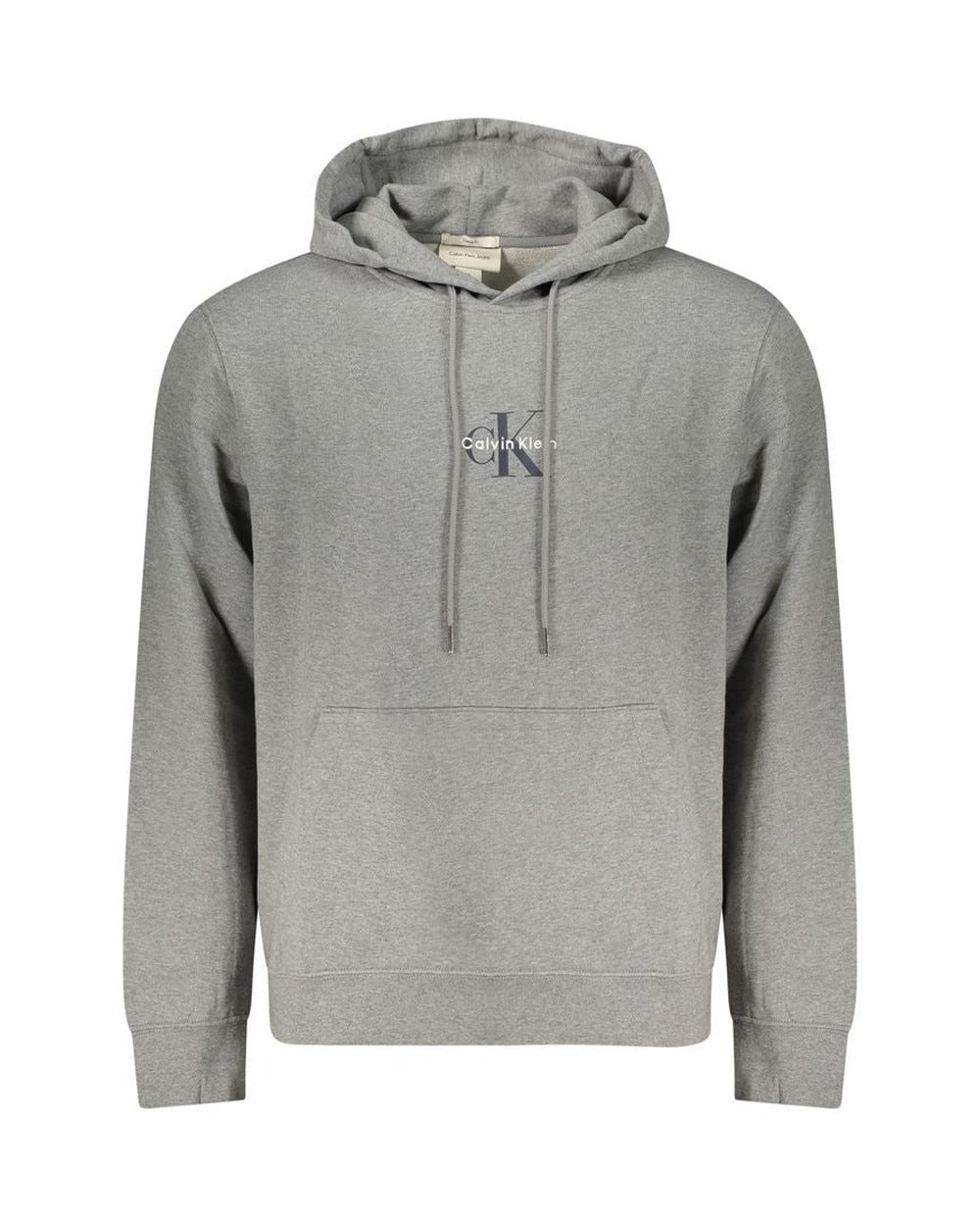 Calvin Klein Gray Cotton Men's Hoodie