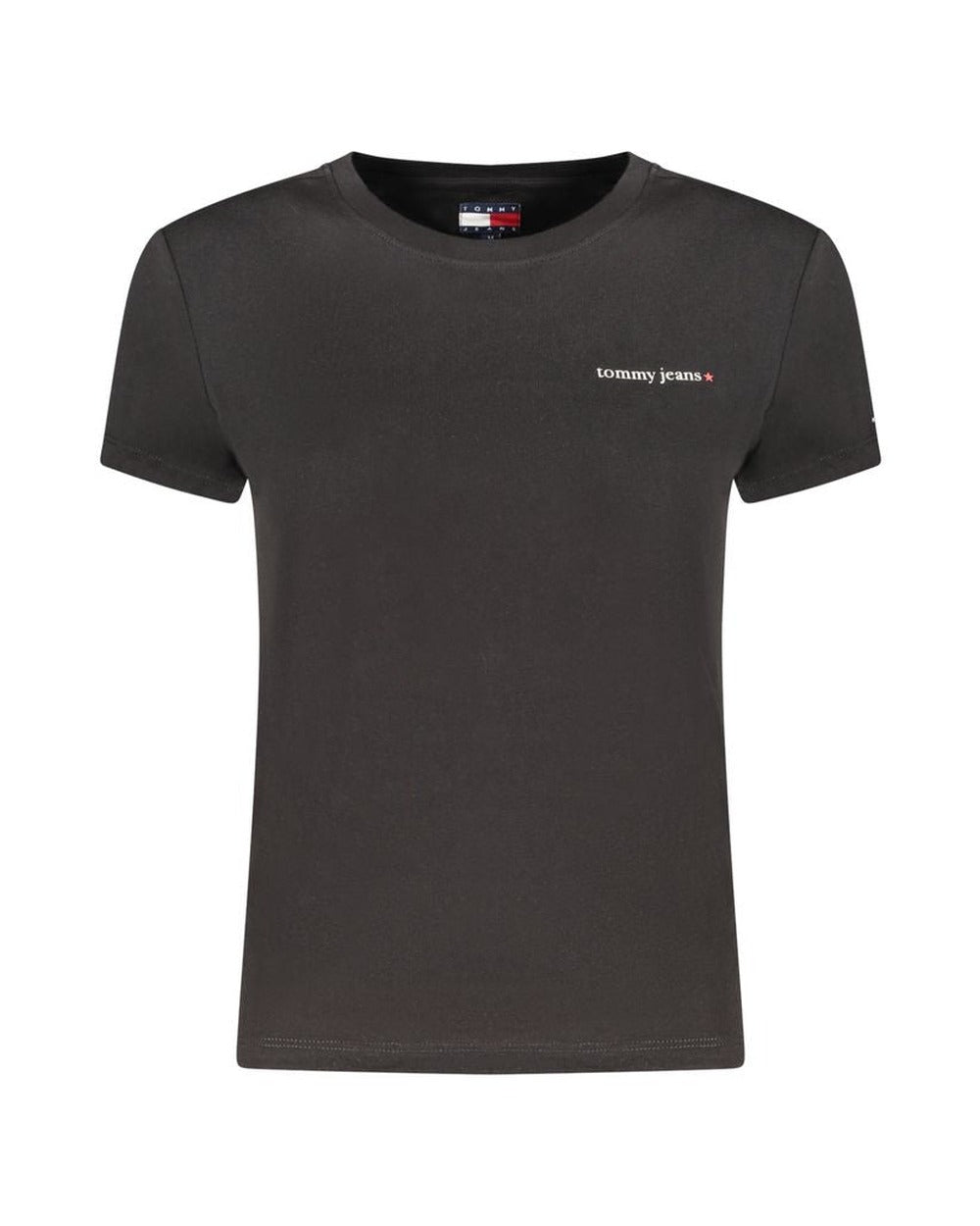 Tommy Hilfiger Black Cotton Womens T-Shirt