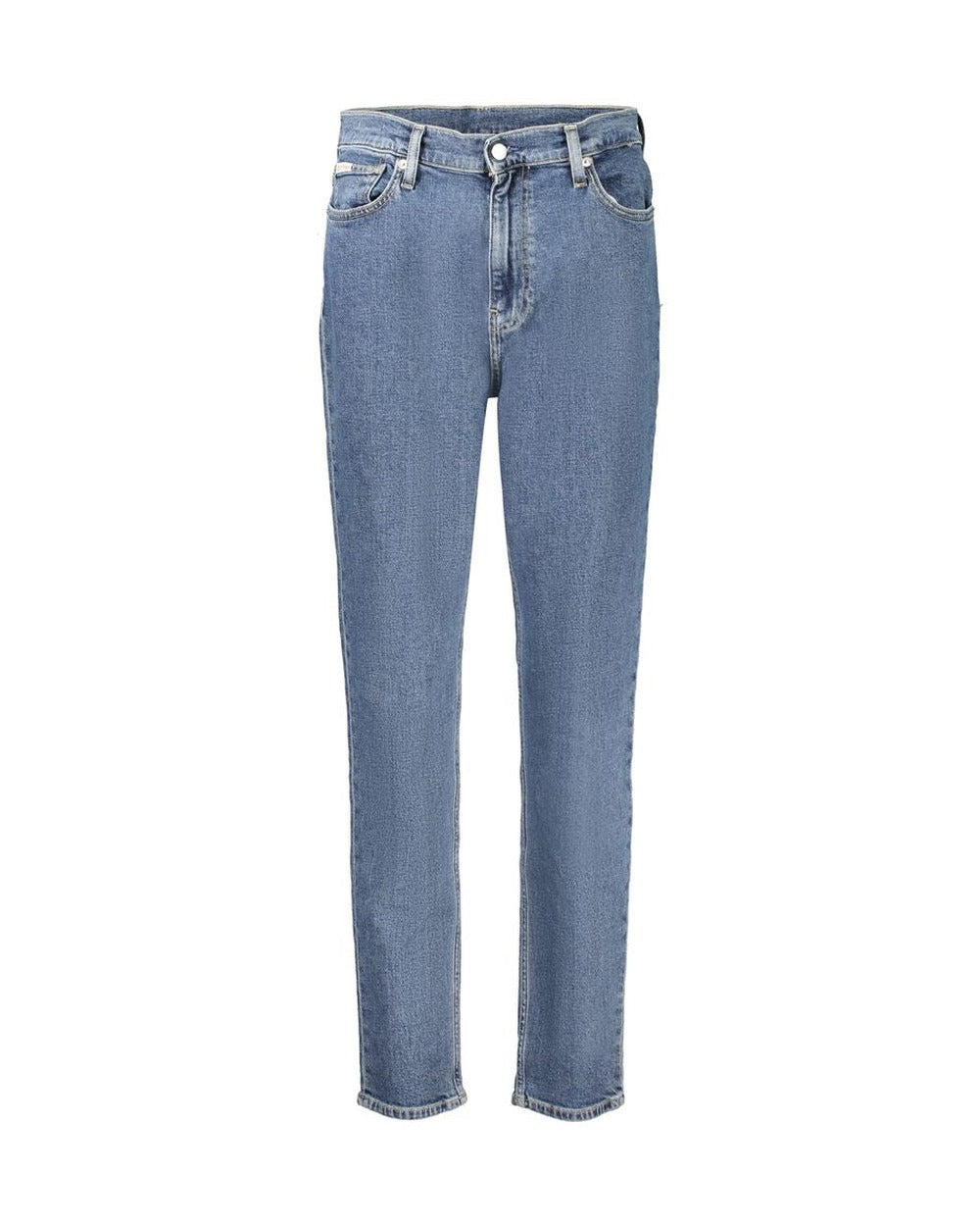 Calvin Klein Blue Cotton Women's Mom Jean