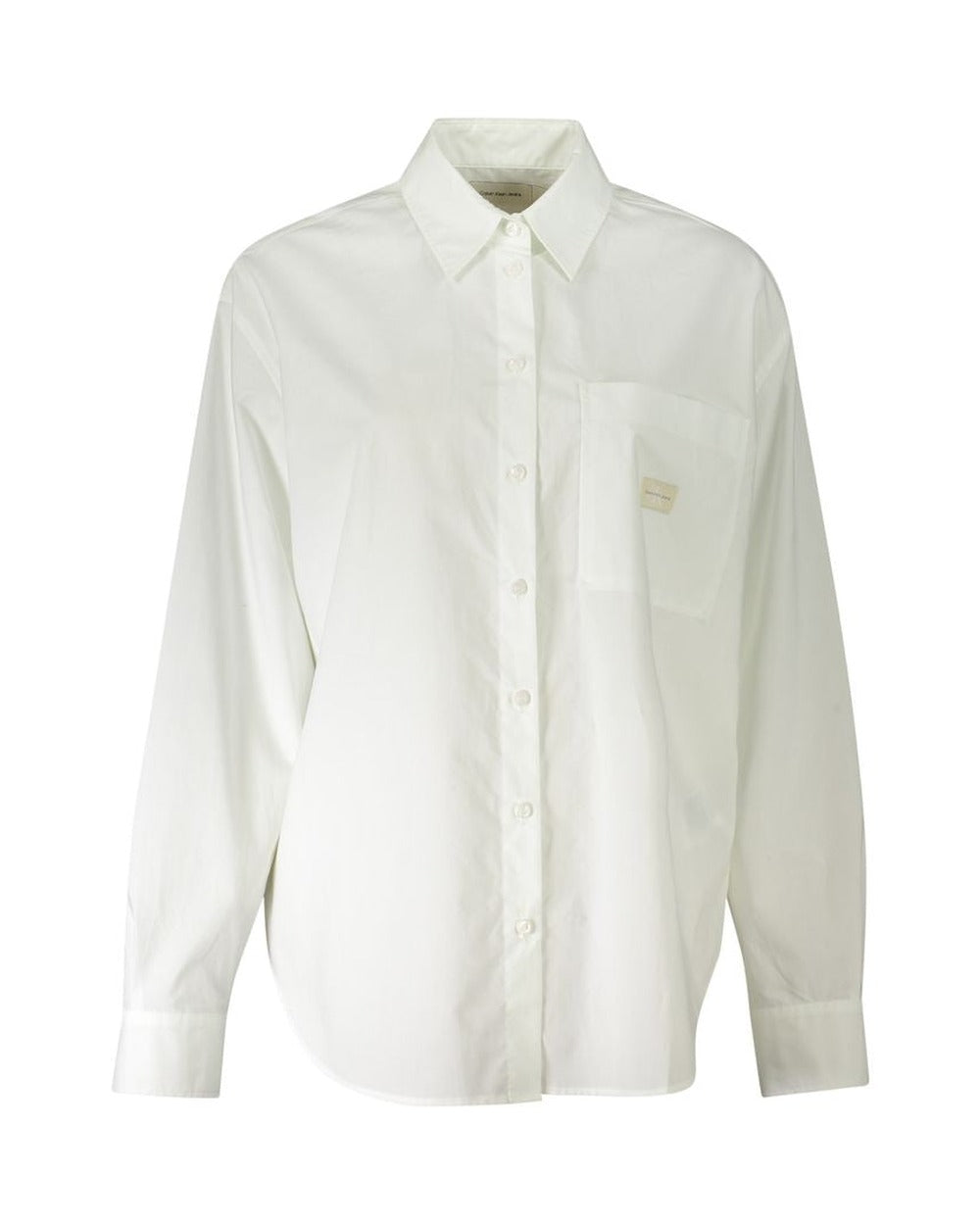 Calvin Klein Bianco Cotton Woman Shirt
