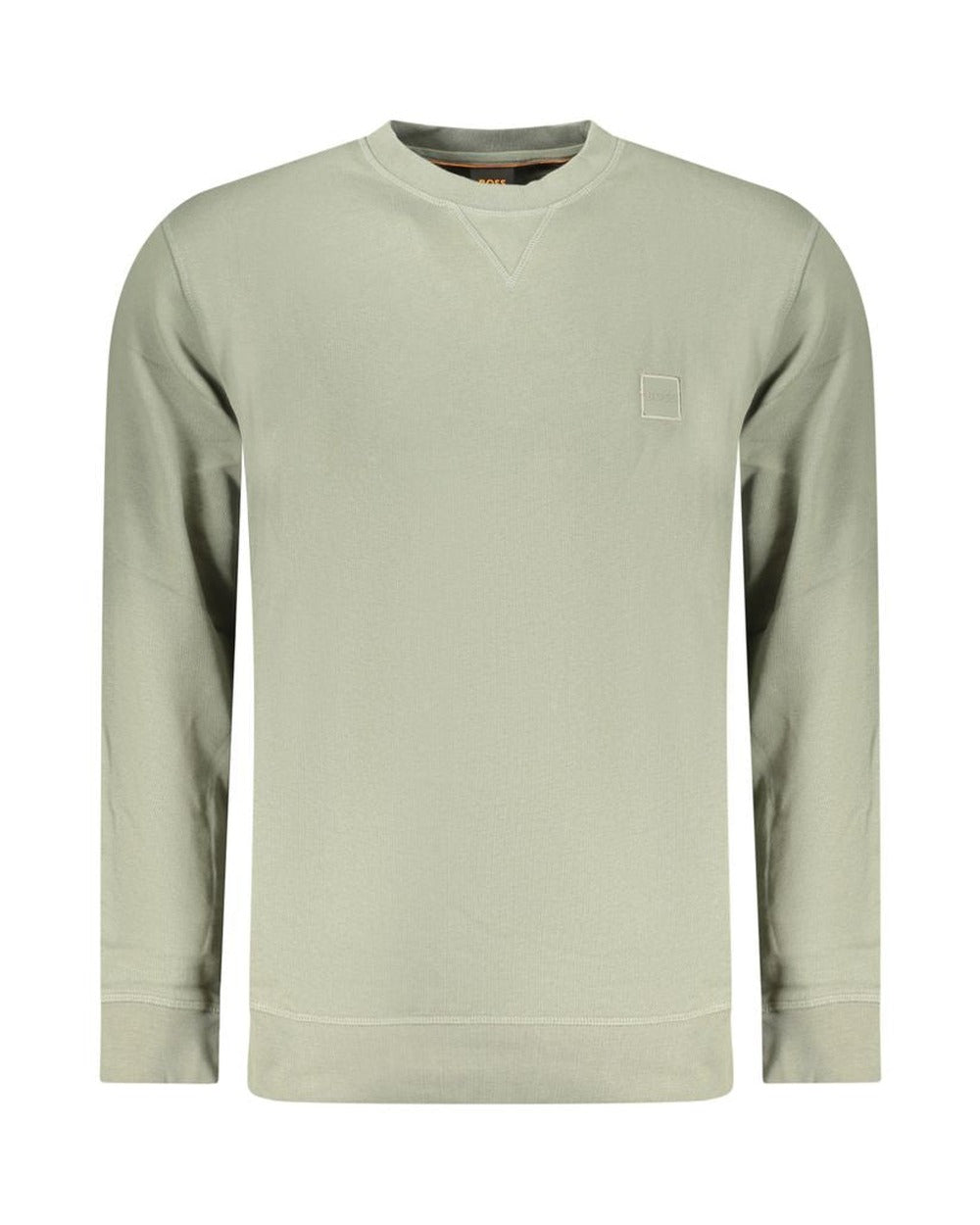 Hugo Boss Verde Cotton Men Sweatshirt