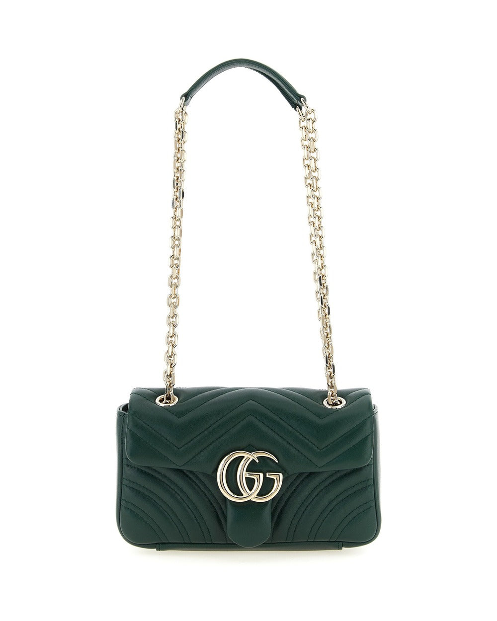 Gucci Bicolor Lamb Leather Shoulder Bag