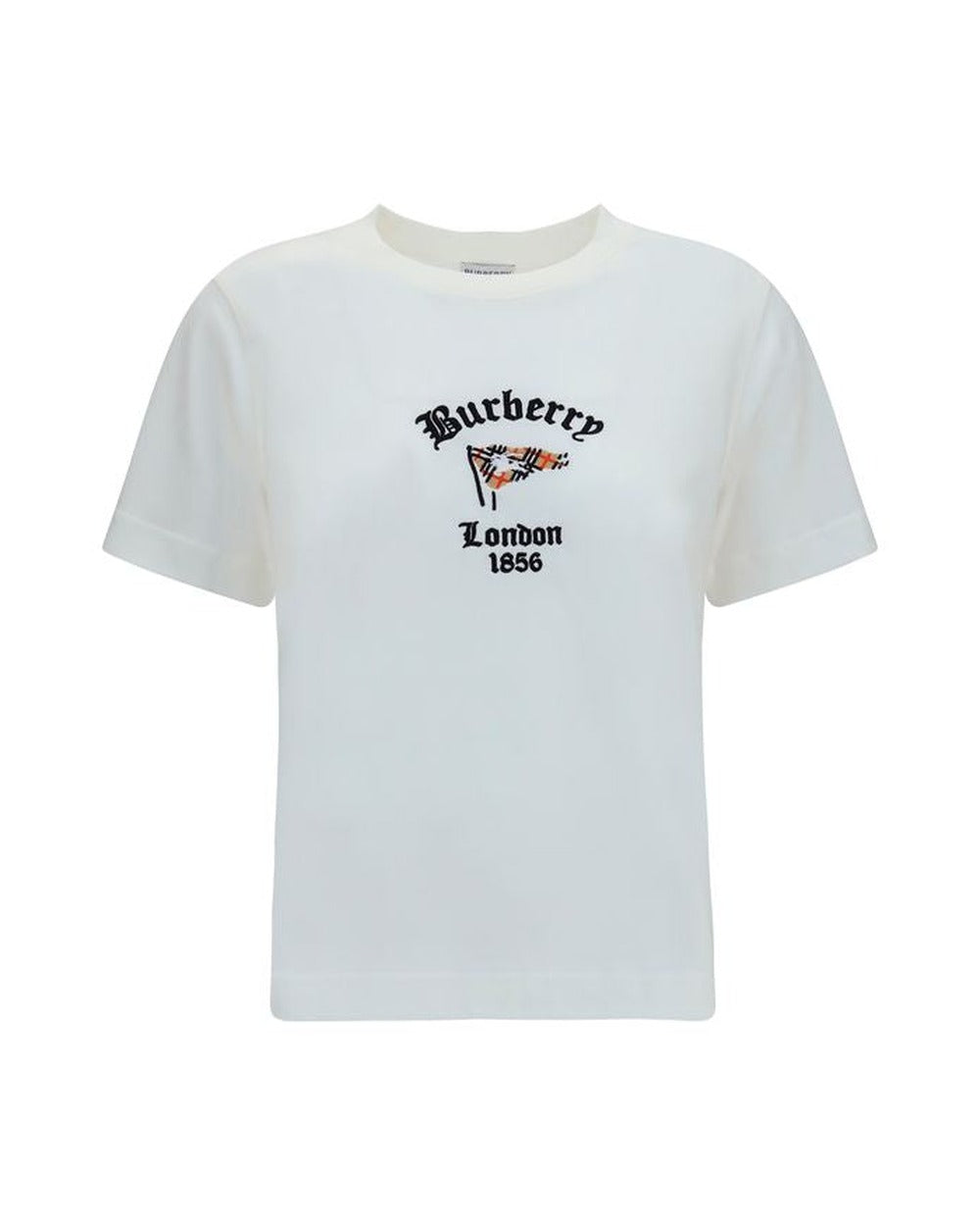 Burberry White Cotton T-Shirt