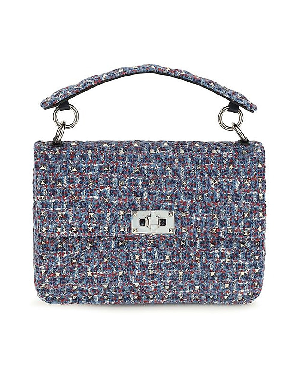 Valentino Garavani Blue Fabric Handbag