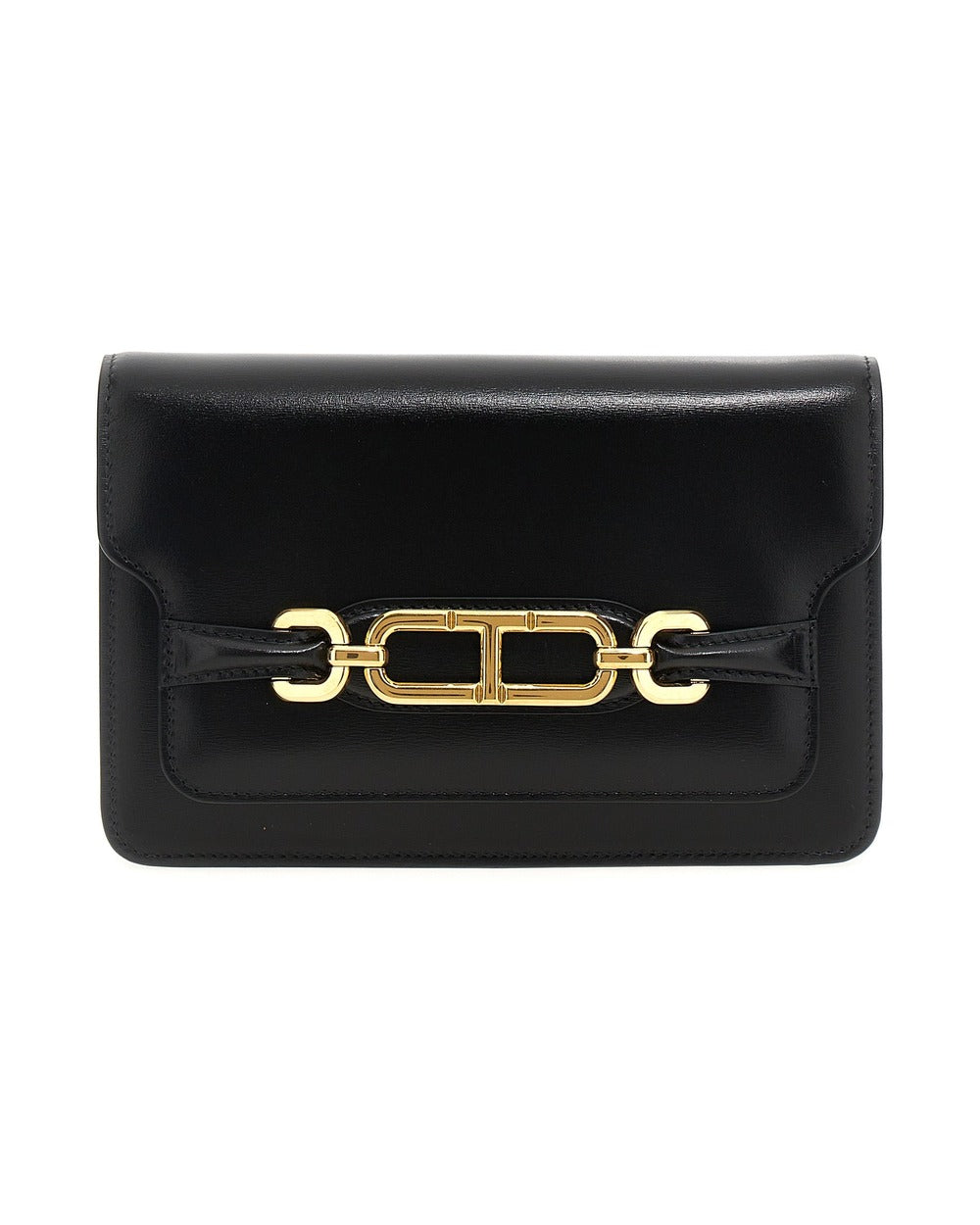 Tom Ford Black Leather Crossbody Bag