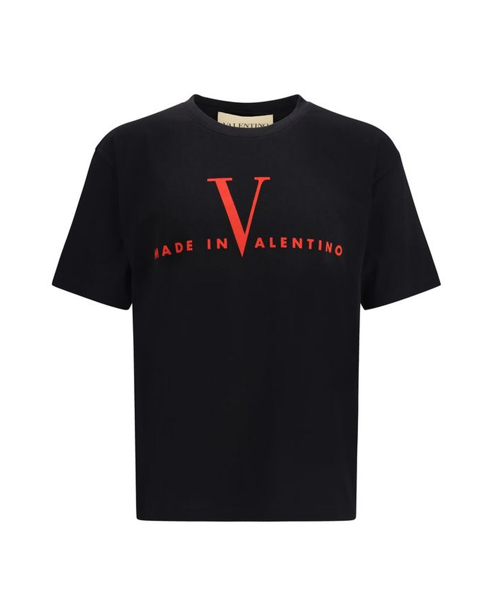 Valentino Garavani Black Cotton T-Shirt