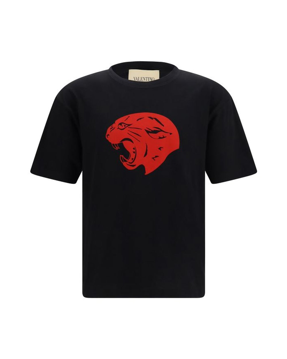 Valentino Garavani Black Cotton T-Shirt